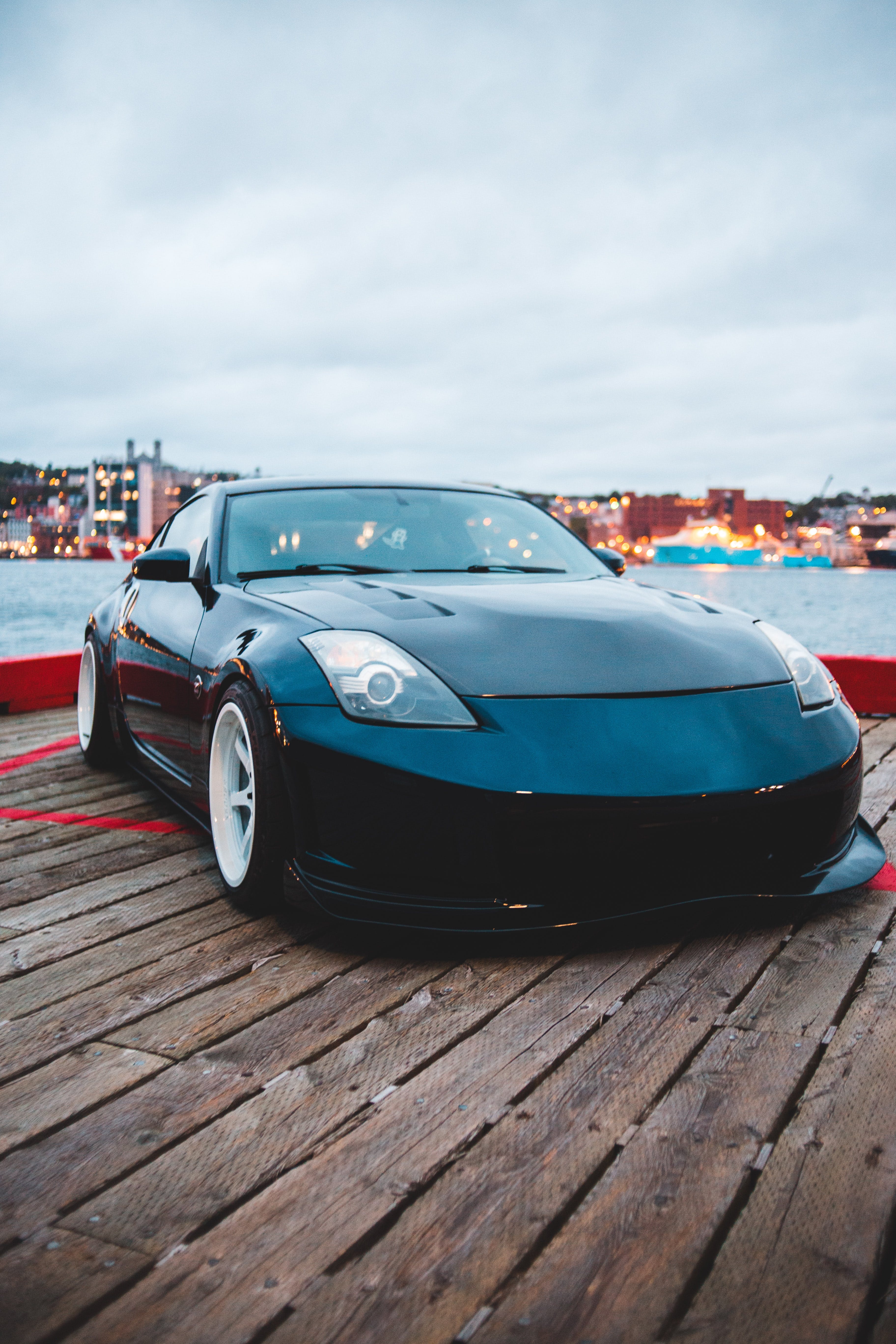 3650x5480 A Nissan 350z at a Dock · Free, Phone