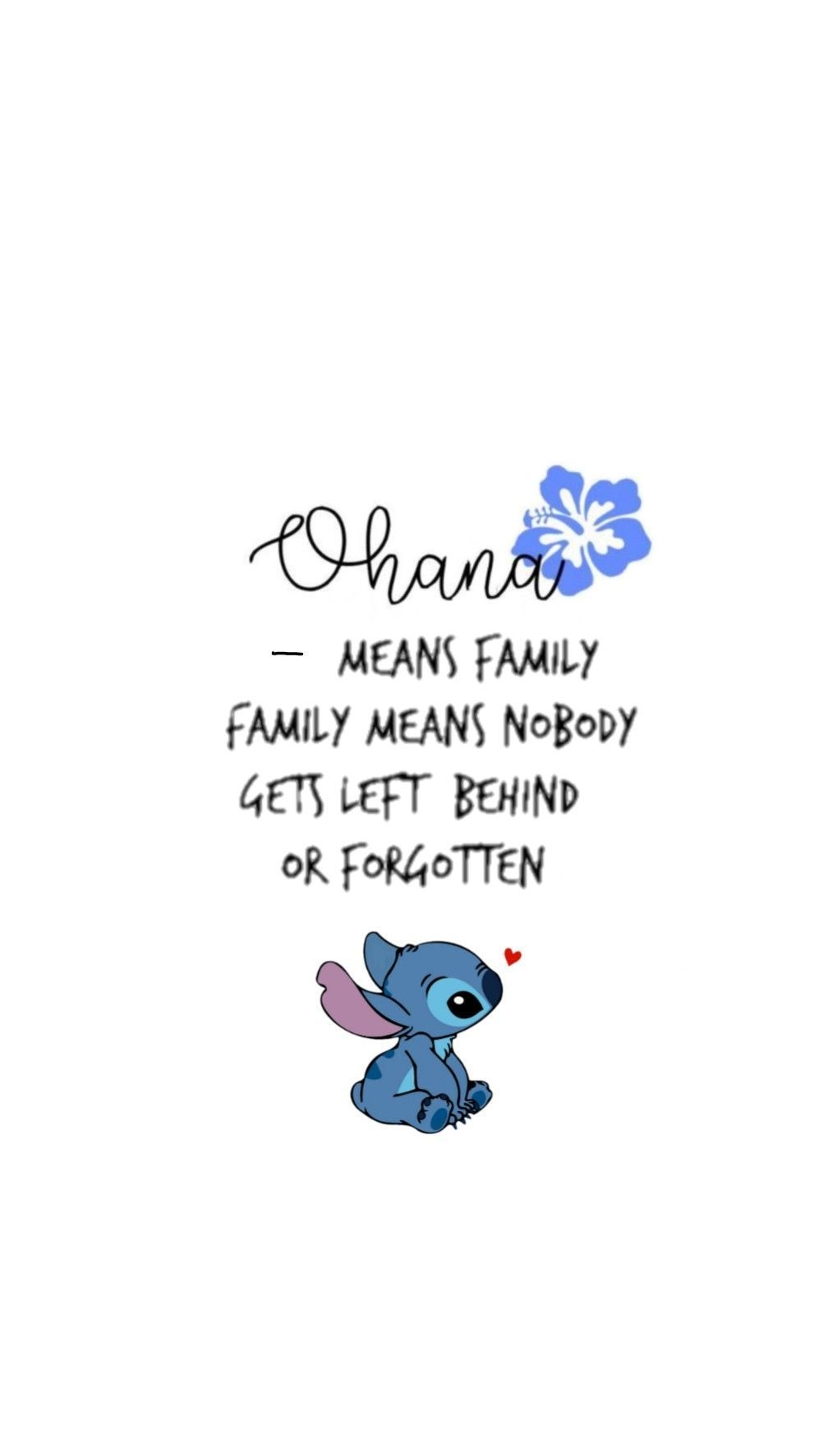 1000x1780 Stitch Ohana Wallpaper Free Stitch Ohana Background, Phone