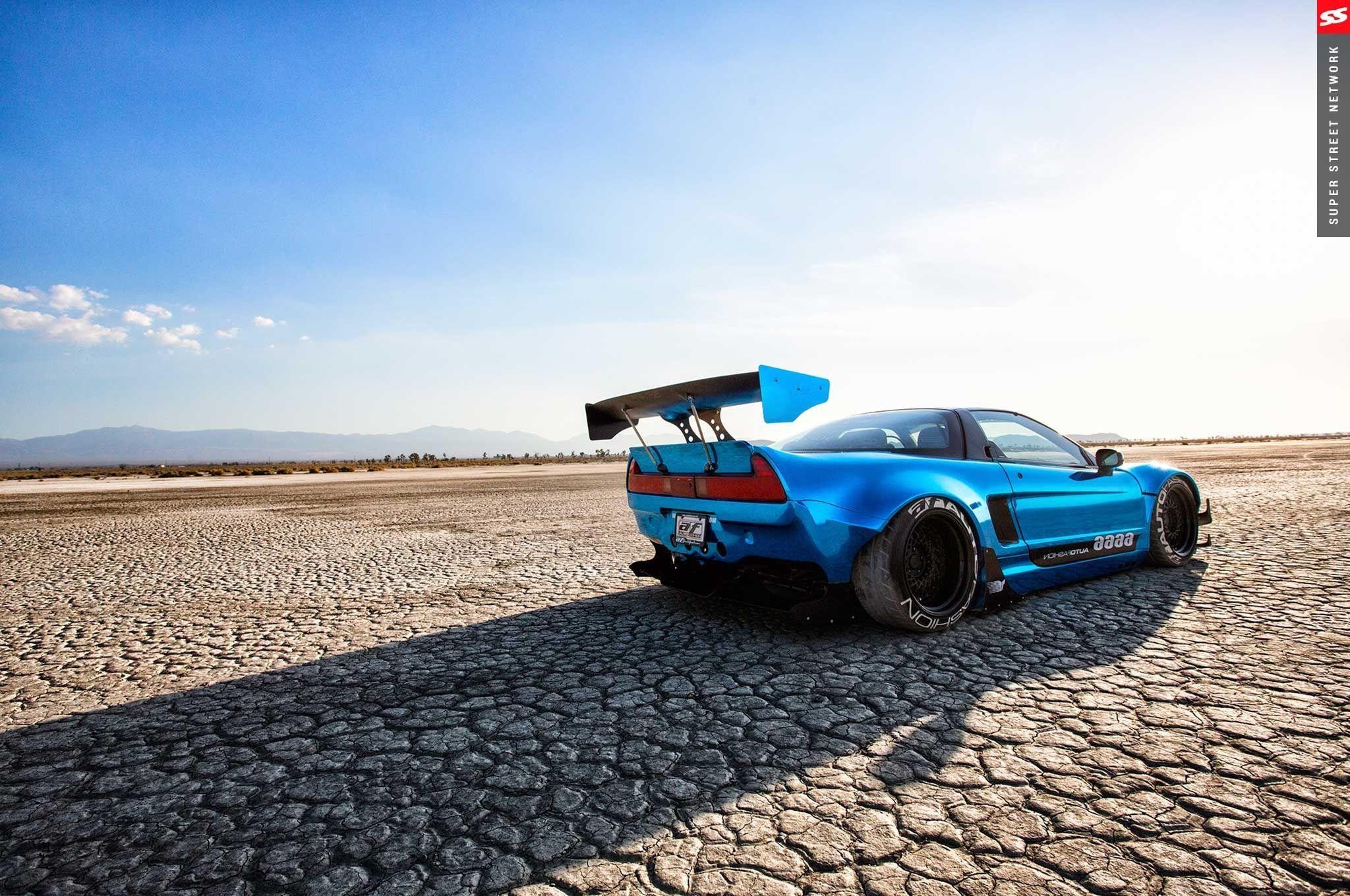 2050x1360 acura nsx rocket bunny cars coupe modified blue wallpaper, Desktop