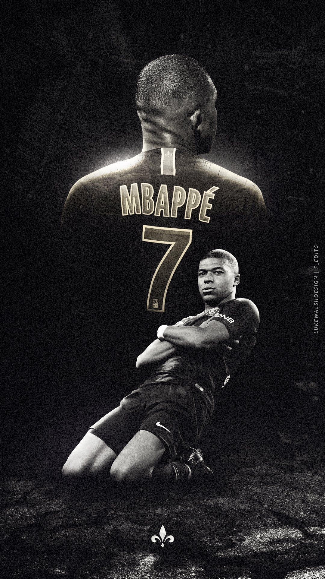 1080x1920 Fredrik Mbappe wallpaper [Collab with #PSG, Phone