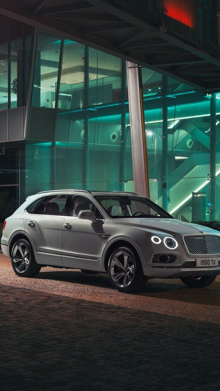 720x1280 White luxury car, Bentley Bentayga,  wallpaper, Phone