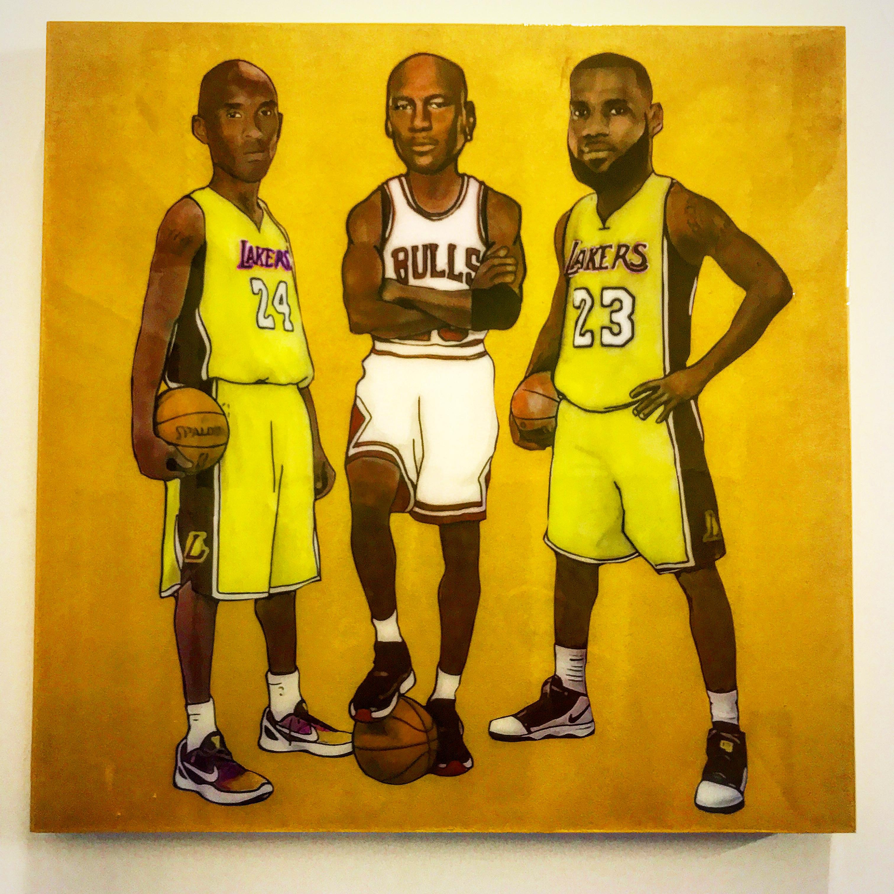 3030x3030 The Producer BDB Bryant, Michael Jordan, and Lebron James, Phone