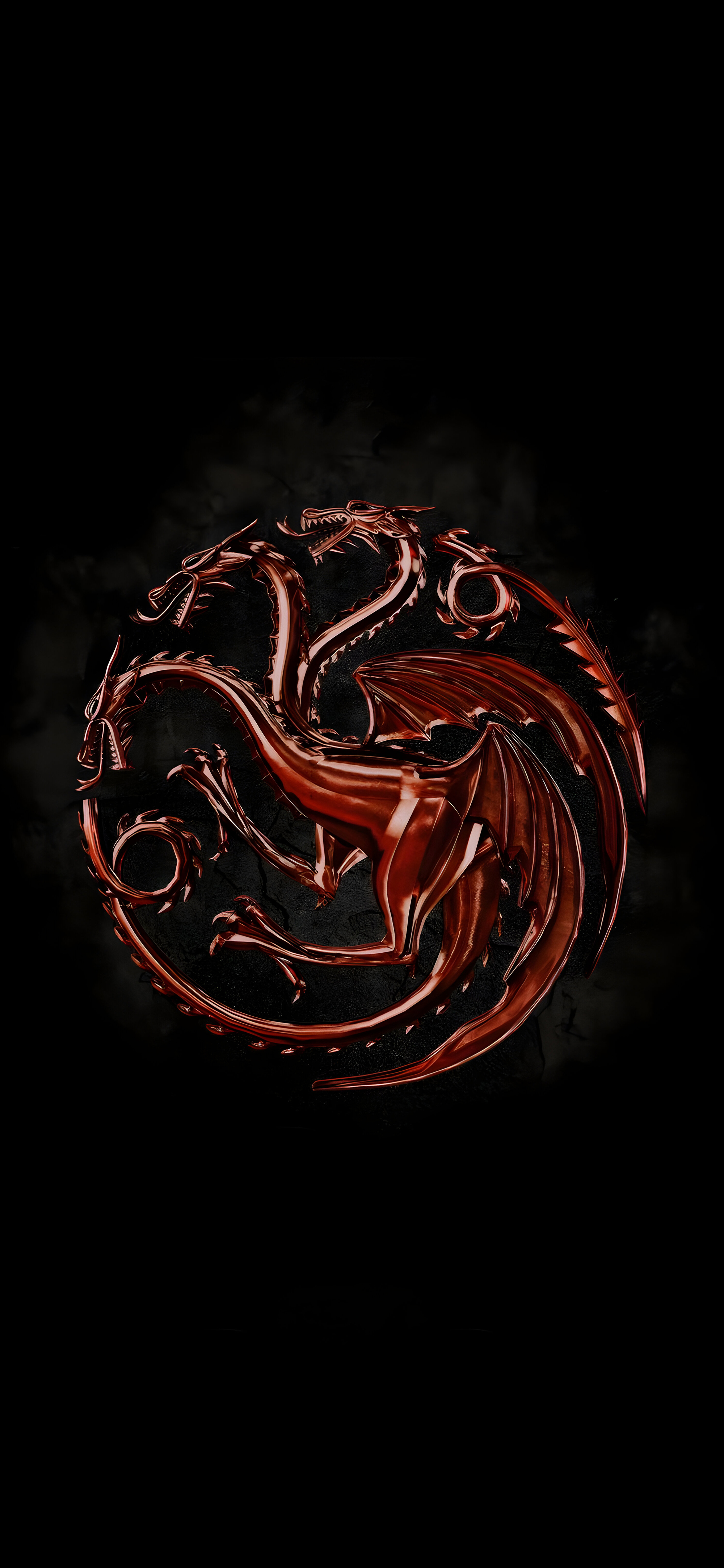 2000x4330 Dragon Targaryen Sigil Wallpaper, Phone