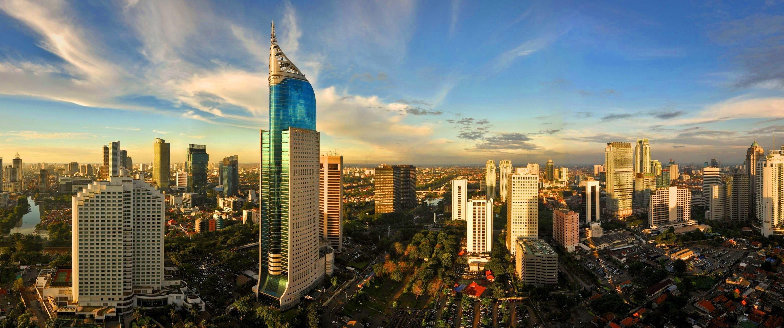 3100x1300 QSW41: Jakarta Wallpaper in Best Resolutions, High Definition, Dual Screen