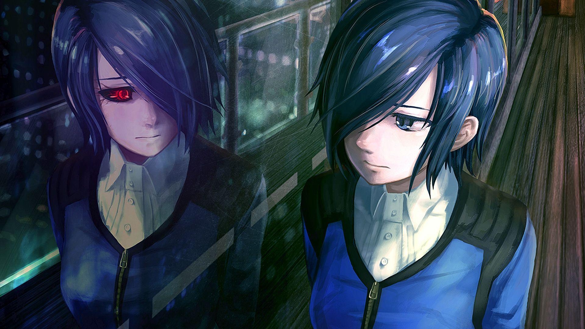 1920x1080 Wallpaper tokyo ghoul, kirishima touka, girl, anime, Desktop