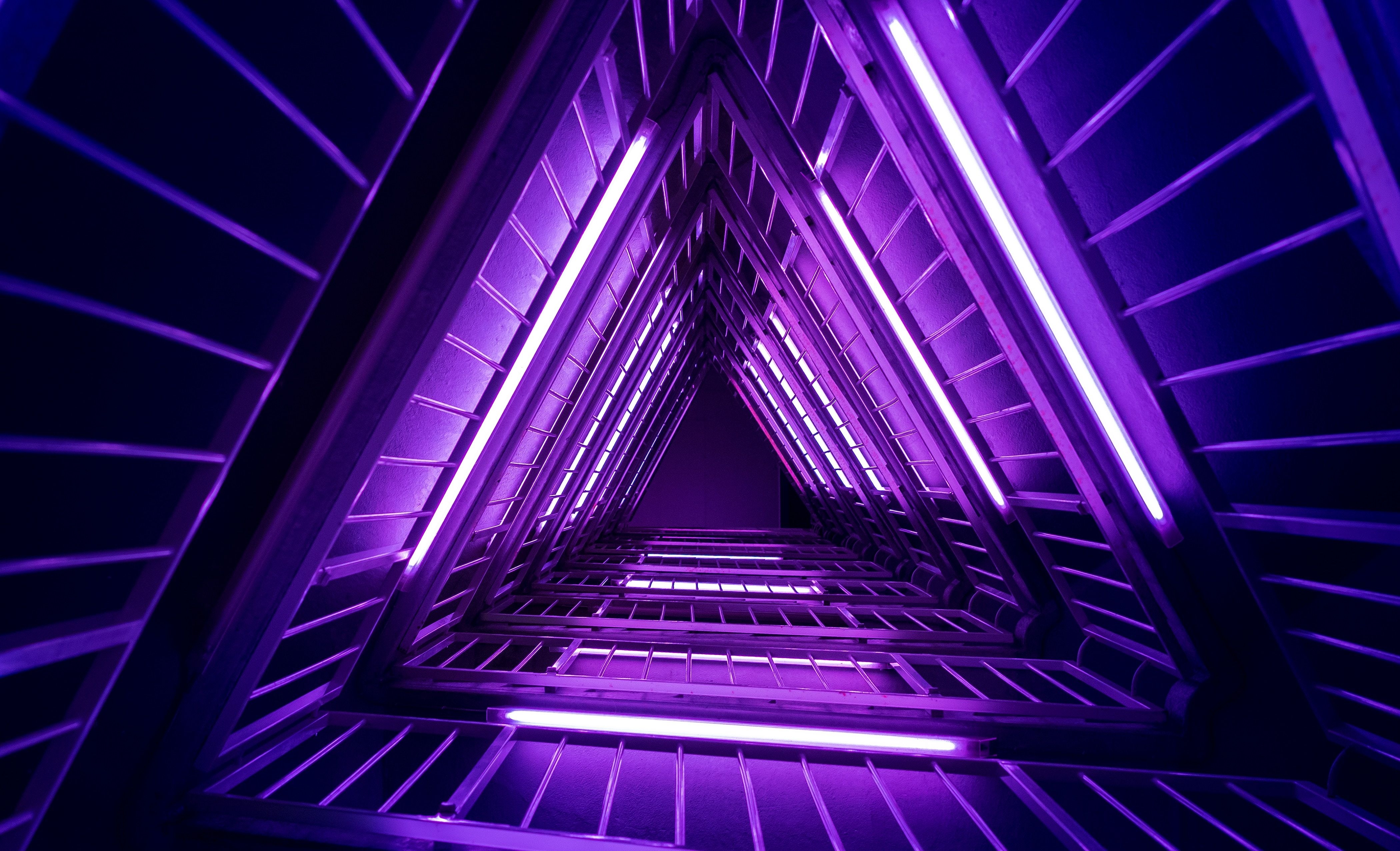 4200x2560 Purple Triangles 8K Wallpaper Free Purple Triangles 8K, Desktop