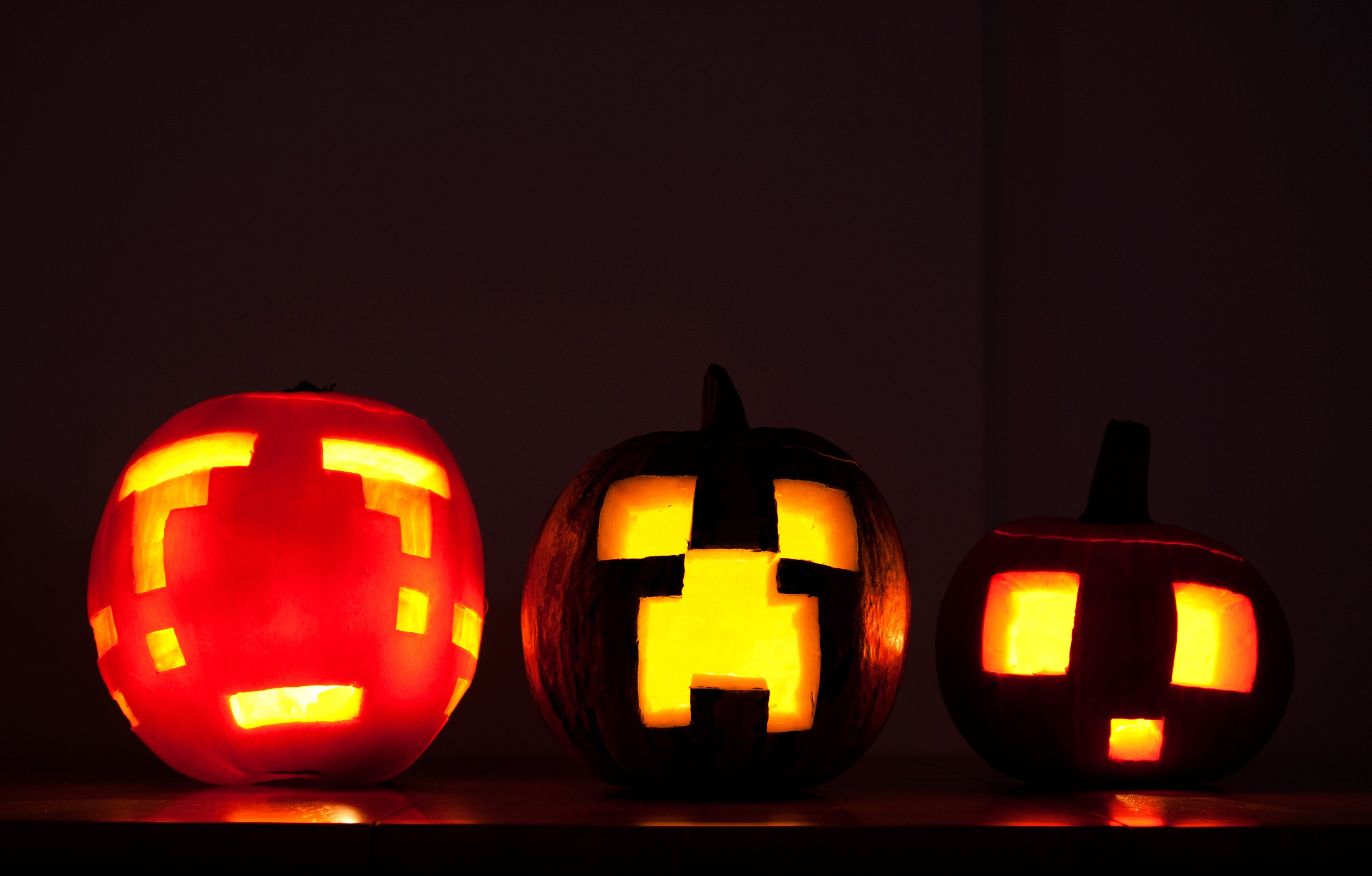 3820x2440 Creeper Halloween Wallpaper, Desktop