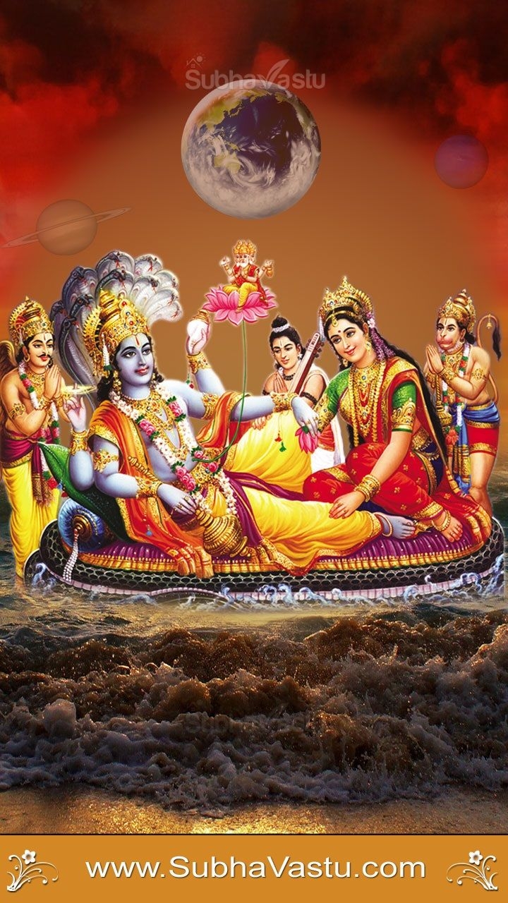 720x1280 Subhavastu God Desktop Mobile Wallpaper: Vishnu: Mahavishnu Mobile wallpaper_574, Phone