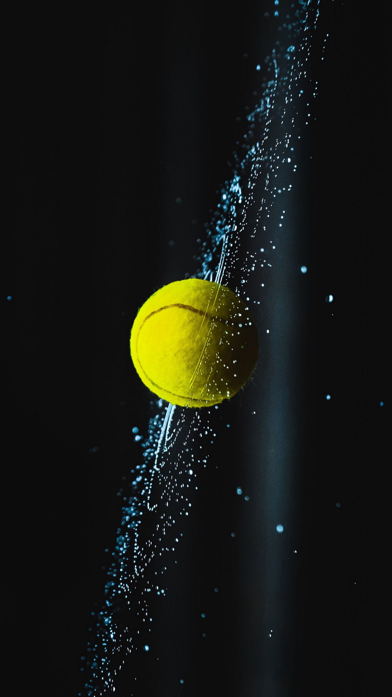 1350x2400 Download wallpaper  tennis ball, ball, spray, tennis iphone 8+/7+/6s+/for parallax HD background, Phone