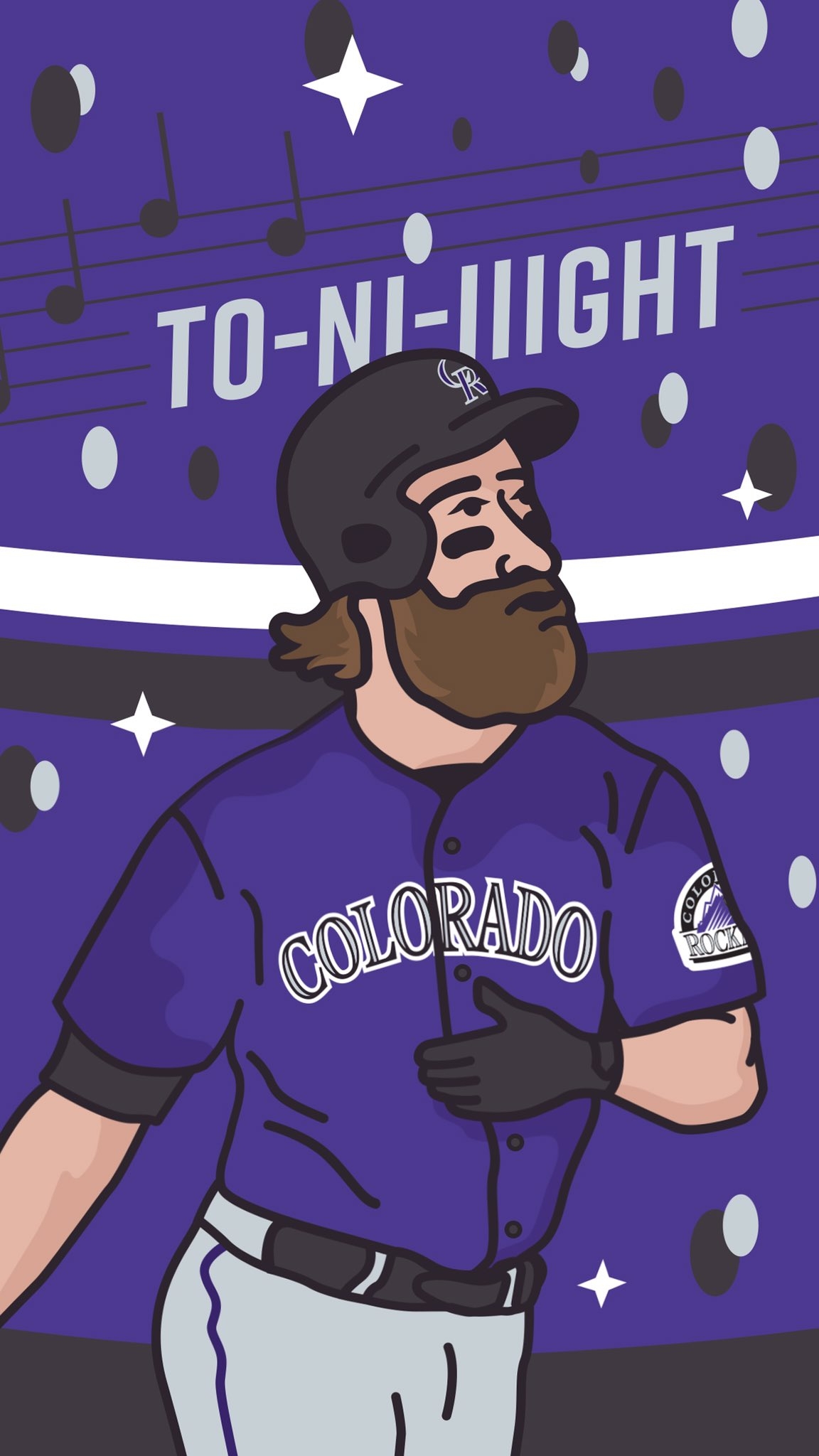 1160x2050 Colorado Rockies different wallpaper by four different artists. Here's your #WallpaperWednesday!, Phone