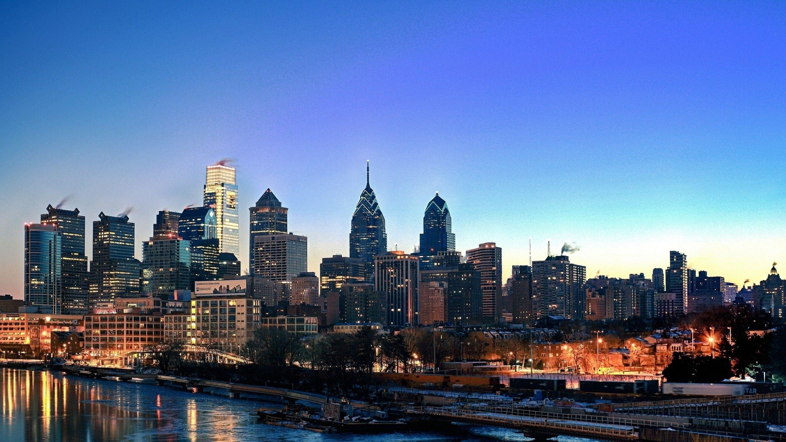 2560x1440 Philadelphia Skyline Wallpaper, Desktop