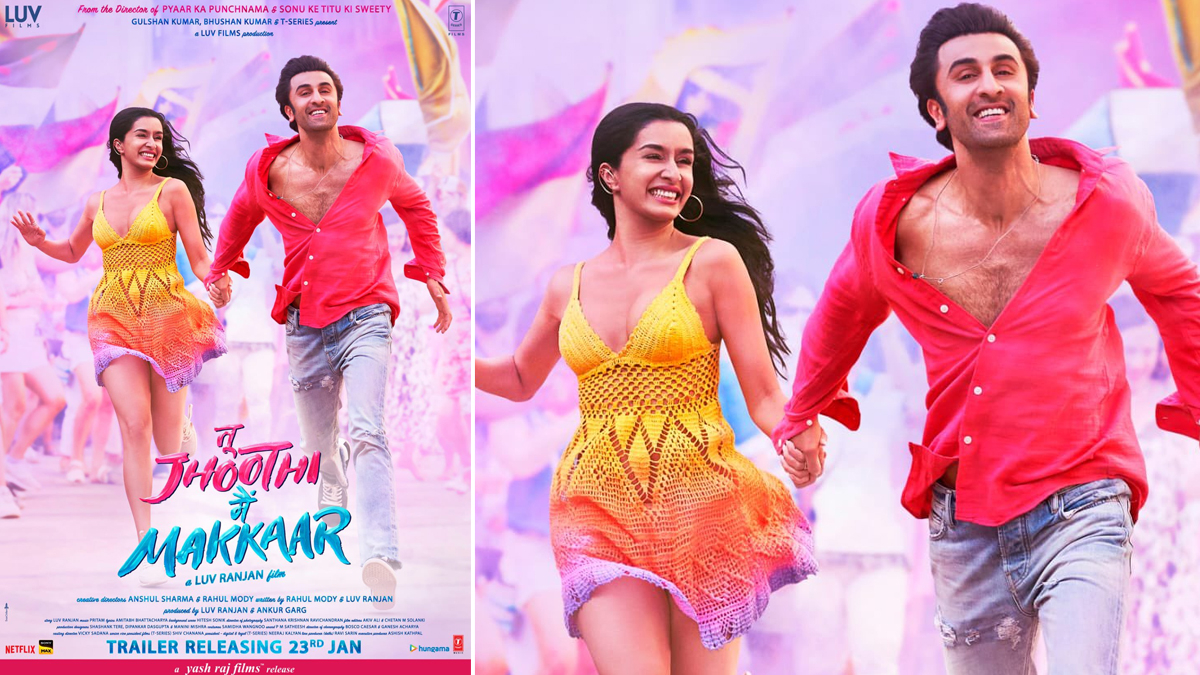 1200x680 Ranbir Kapoor and Shraddha Kapoor's Tu Jhoothi Main Makkaar to Release on January 23; Check Out New Poster!, Desktop