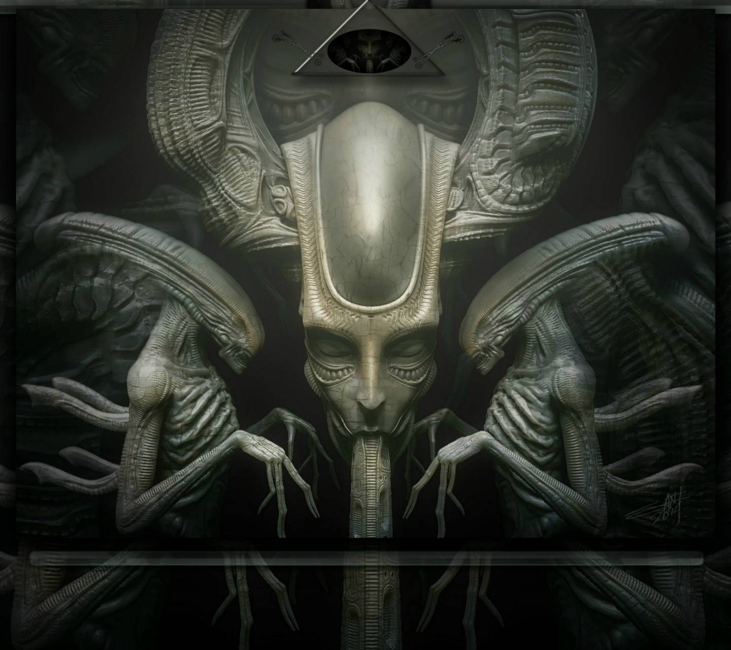 1440x1280 H R Giger wallpaper, Desktop