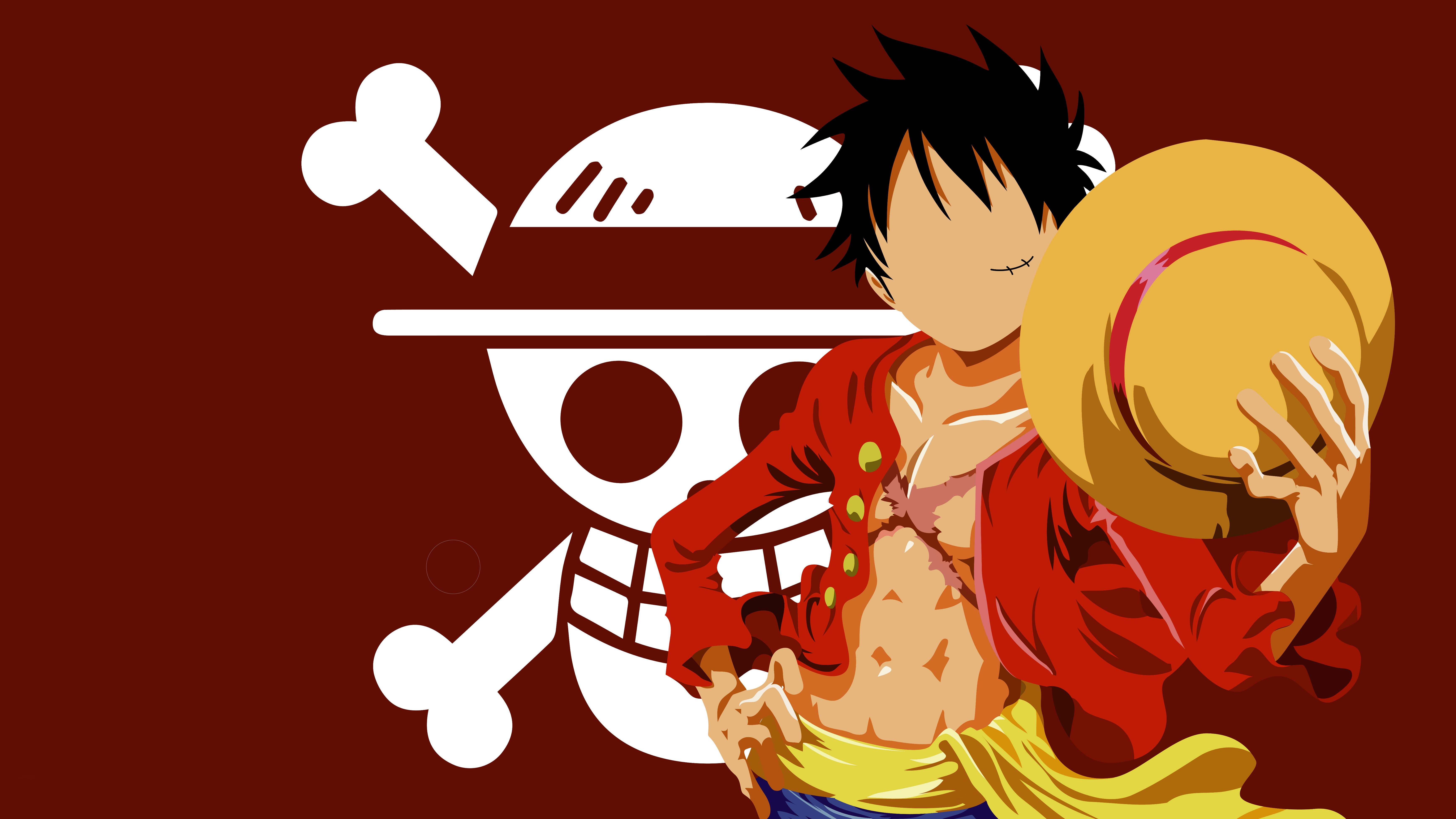 6950x3910 Monkey D. Luffy Wallpaper 4K, One Piece, Anime, Desktop