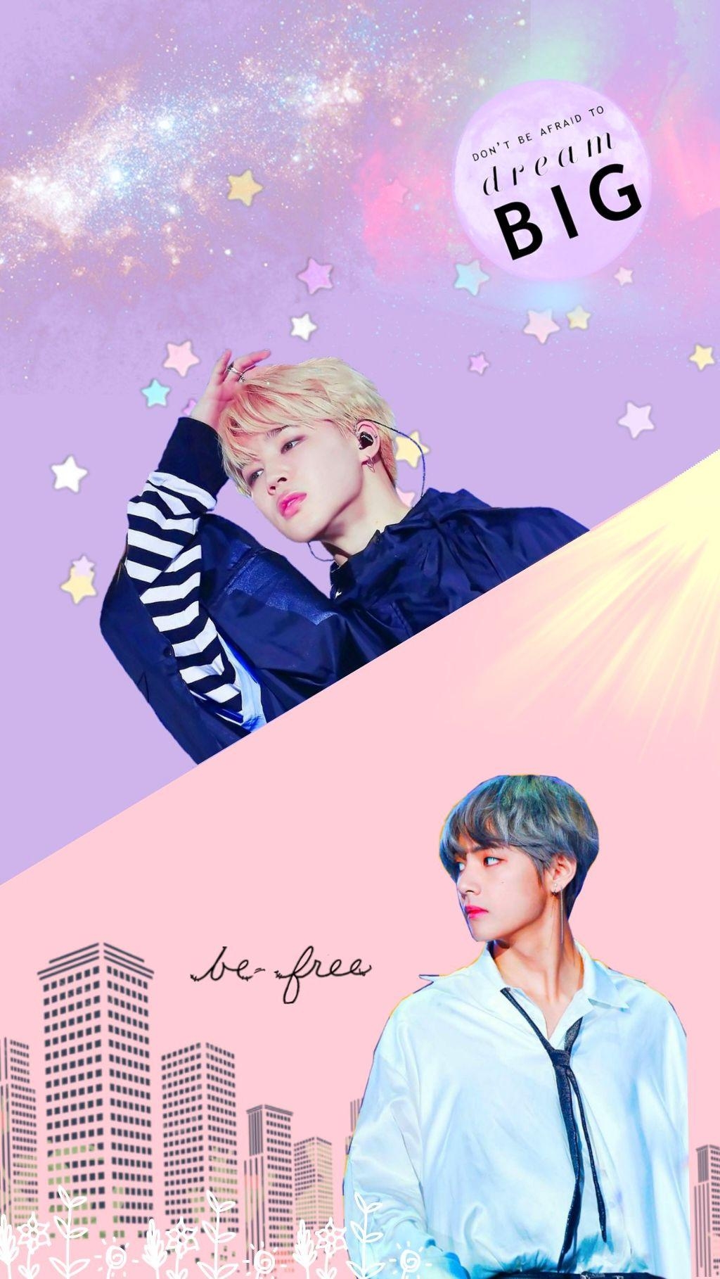 1030x1820 A wallpaper of tae and chimchim or vmin if you would, Phone