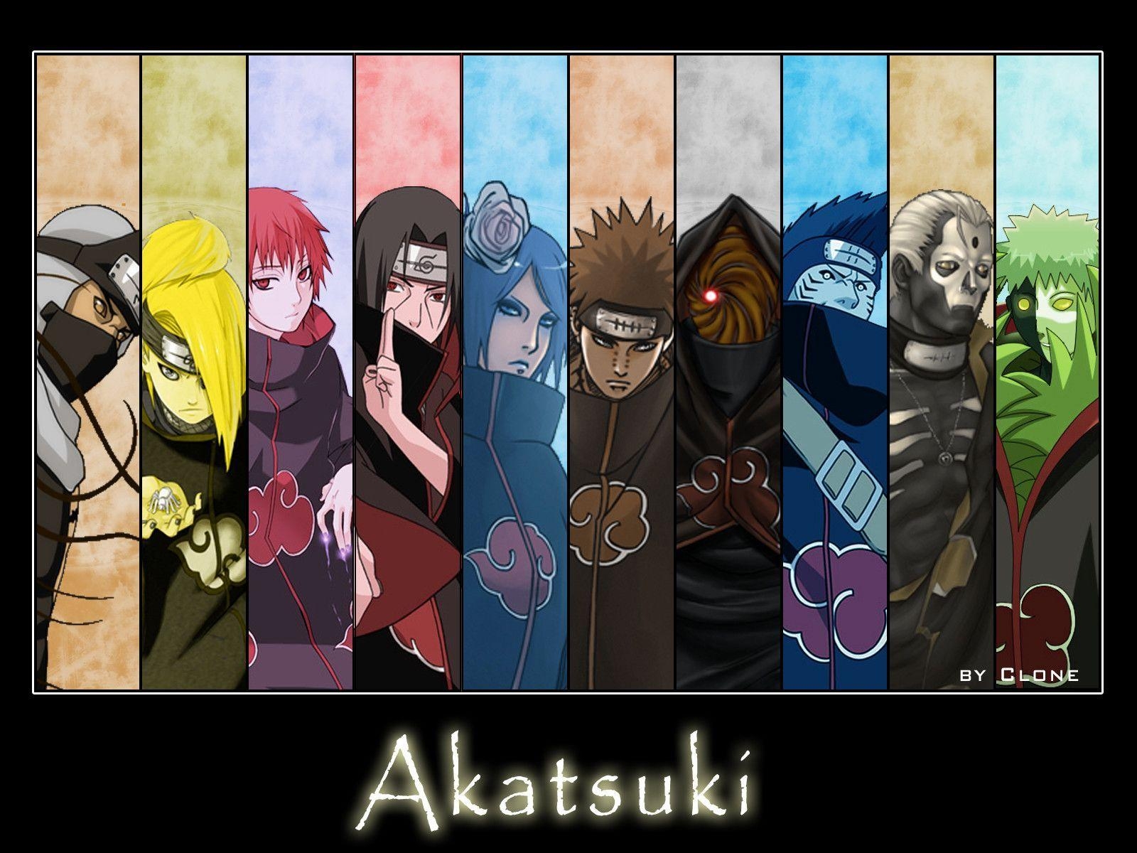 1600x1200 Wallpaper Naruto Akatsuki, Desktop