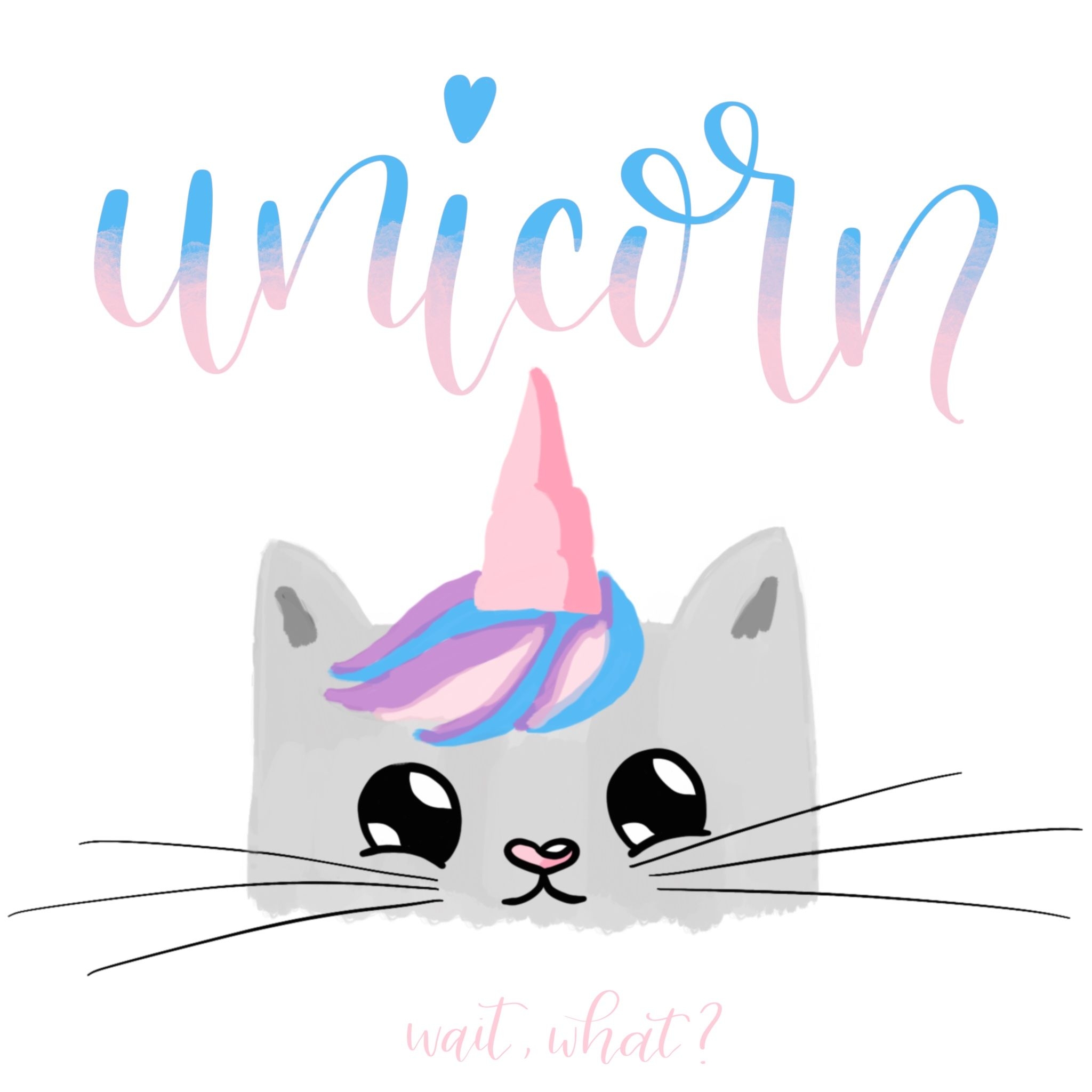 2050x2050 ipad #ipadlettering #ipadpro #applepencil #procreate #unicorn #cats #cute # kawaii. iPad lettering, Cat s, Apple pencil, Phone