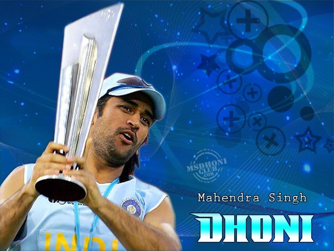 1280x960 M.S Dhoni WebPage, Desktop