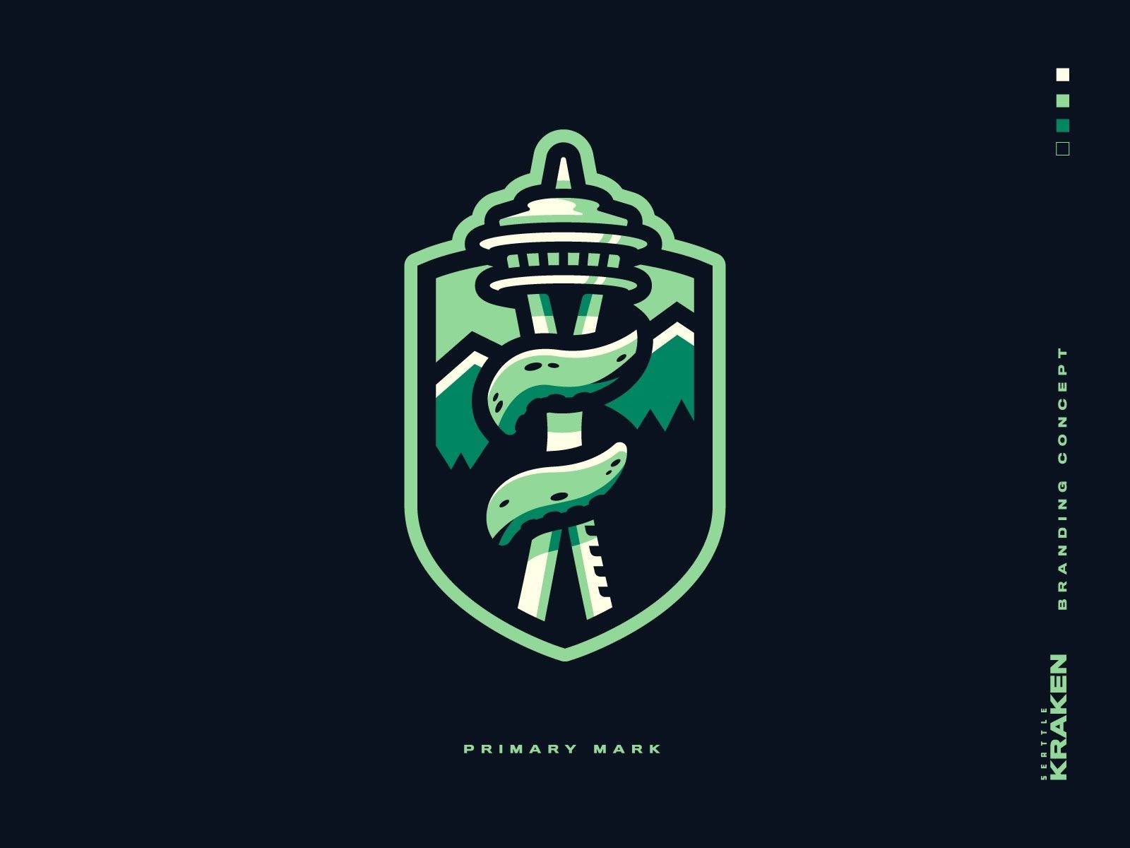 1600x1200 Seattle Kraken Branding, Desktop