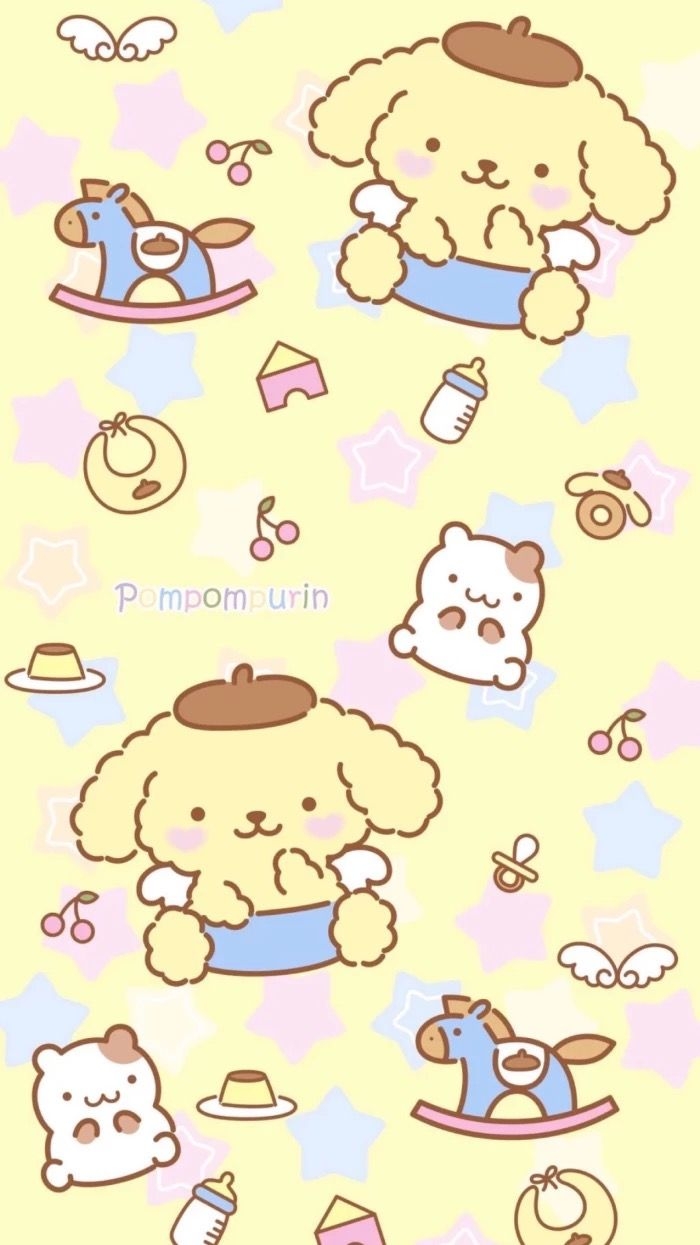 700x1250 ปักพินโดย Pankeawป่านแก้ว ใน Pom pom purin. วอลเปเปอร์การ์ตูนน่ารัก, วอลเปเปอร์ขำๆ, สติกเกอร์, Phone