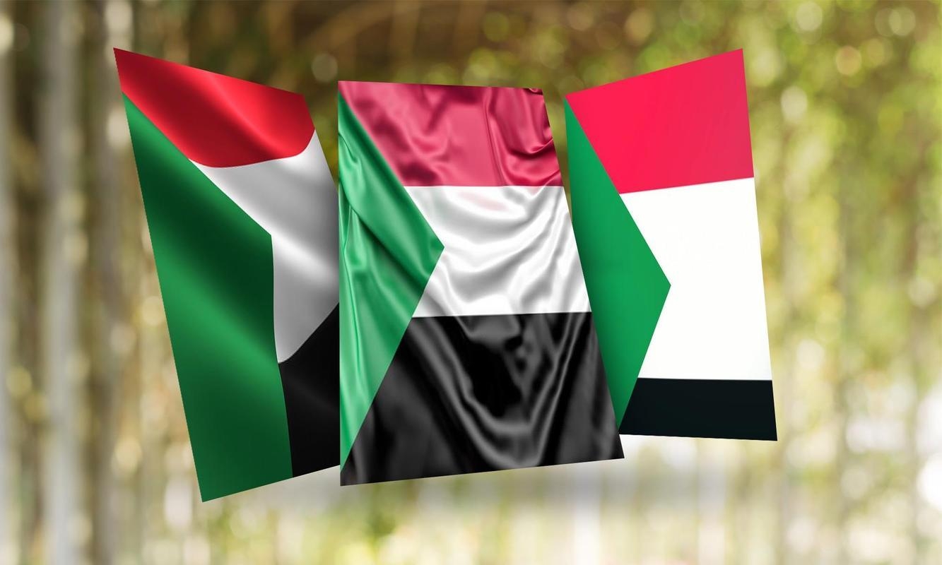 1340x800 Sudan Flag Wallpaper for Android, Desktop