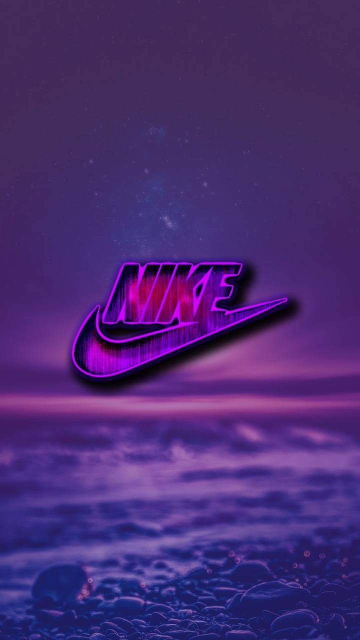 720x1280 Purple Nike over sea wallpaper, Phone