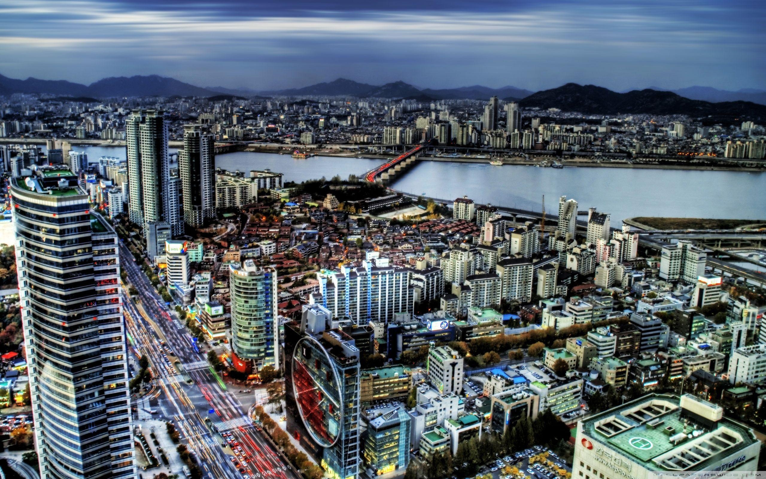 2560x1600 Seoul Panorama, South Korea HD desktop wallpaper, High Definition, Desktop