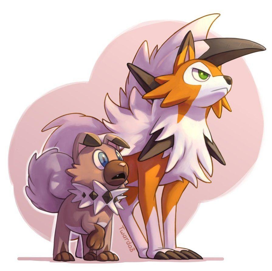 900x900 COM: Rockruff and Lycanroc, Desktop