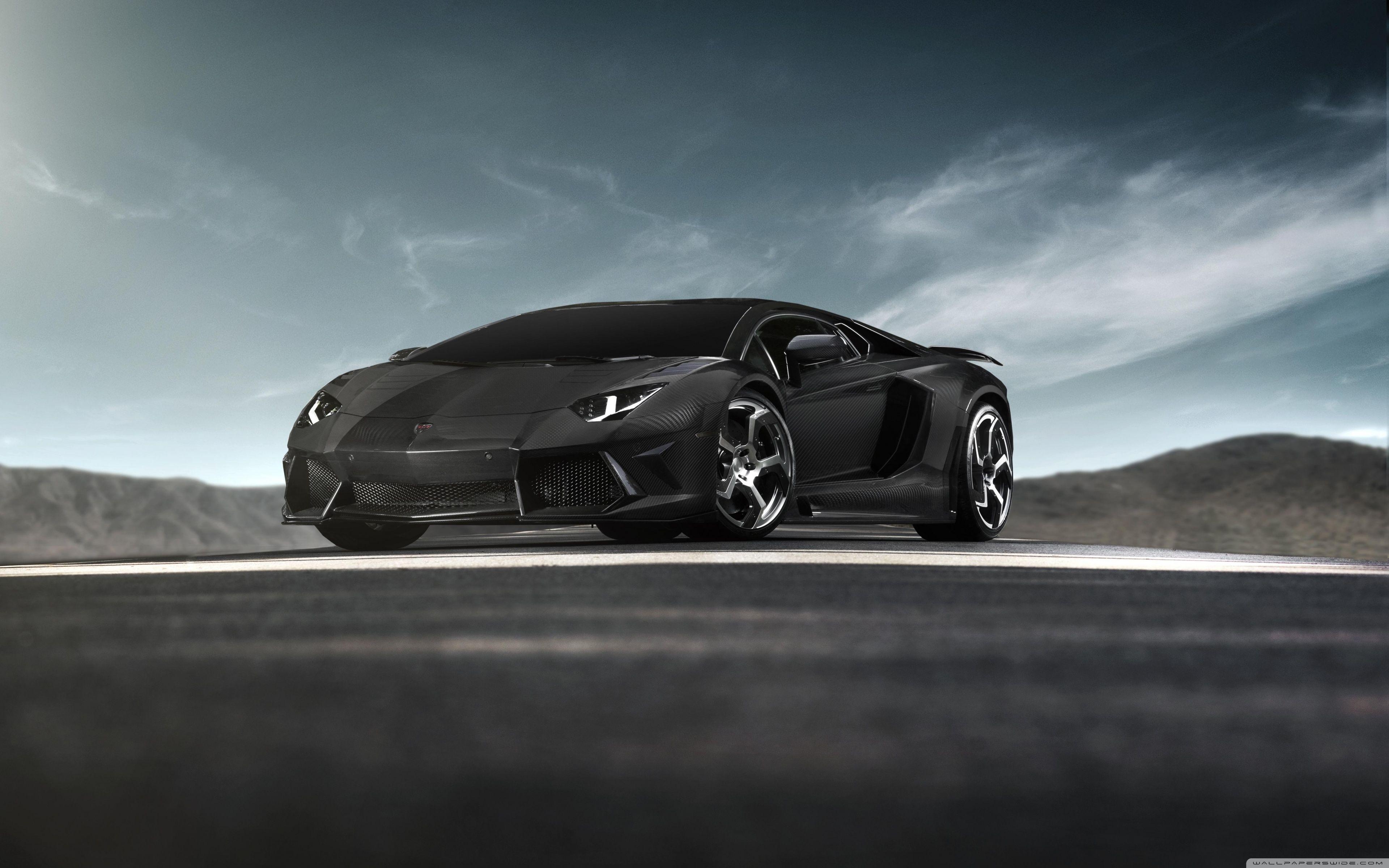 3840x2400 Black Lamborghini Aventador Supercar ❤ 4K HD Desktop, Desktop