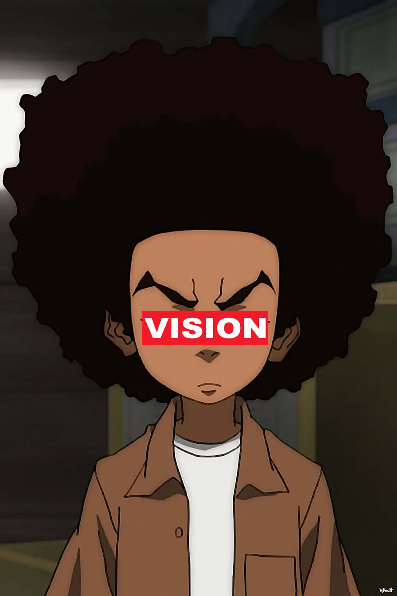 1280x1920 Download Boondocks Pfp Vision Wallpaper, Phone