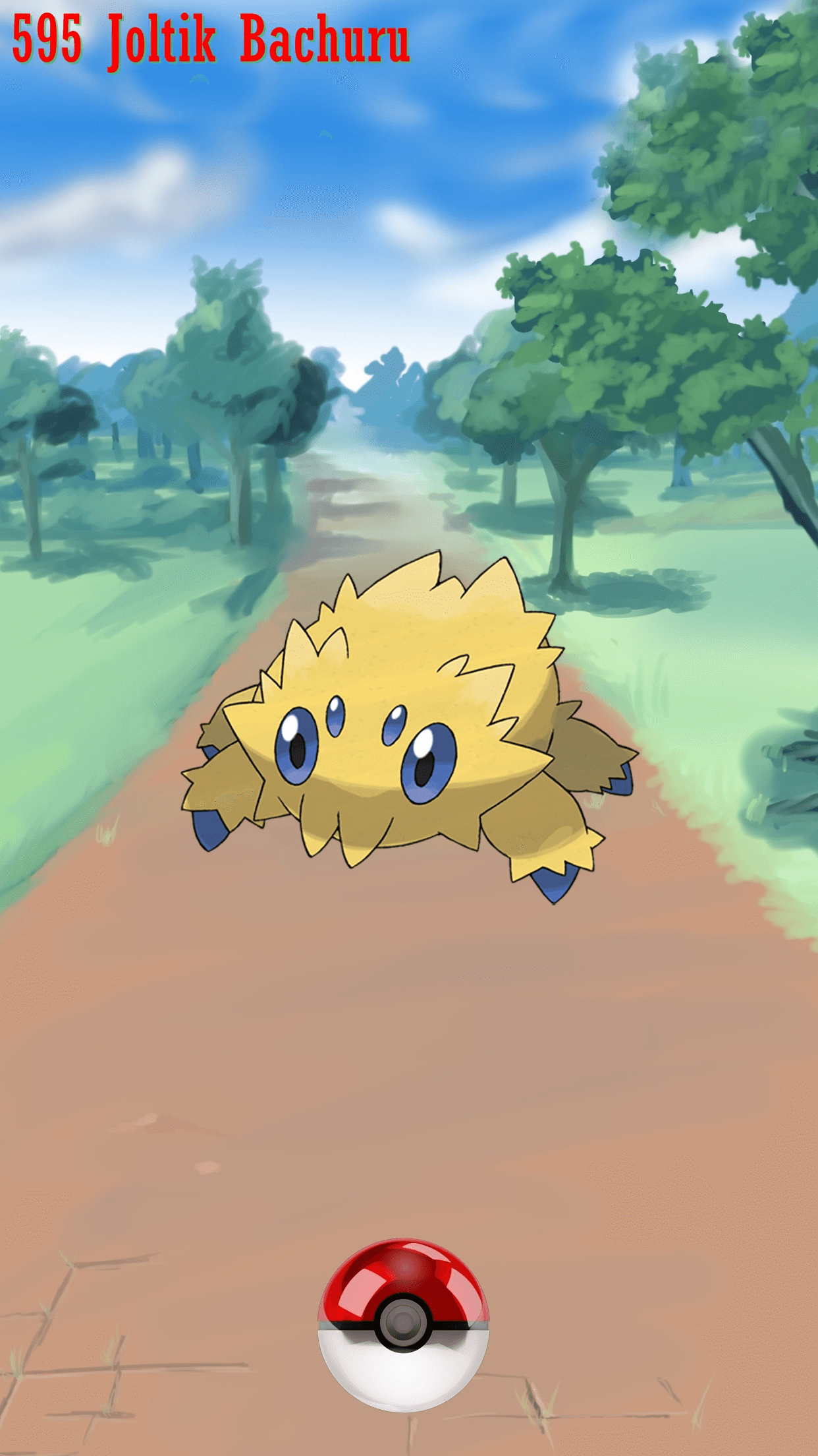 1250x2210 Street Pokeball Joltik Bachuru, Phone