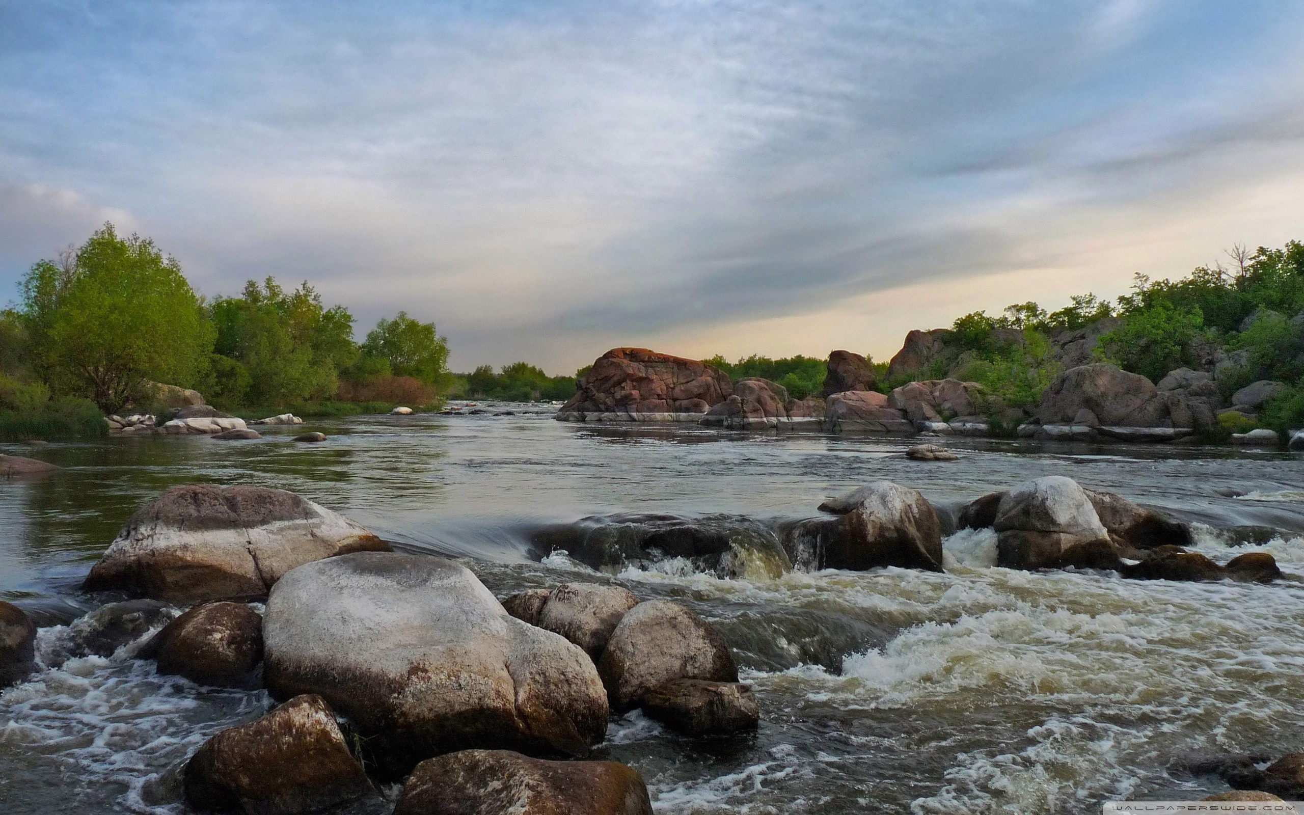 2560x1600 River Rocks ❤ 4K HD Desktop Wallpaper for 4K Ultra HD TV, Desktop