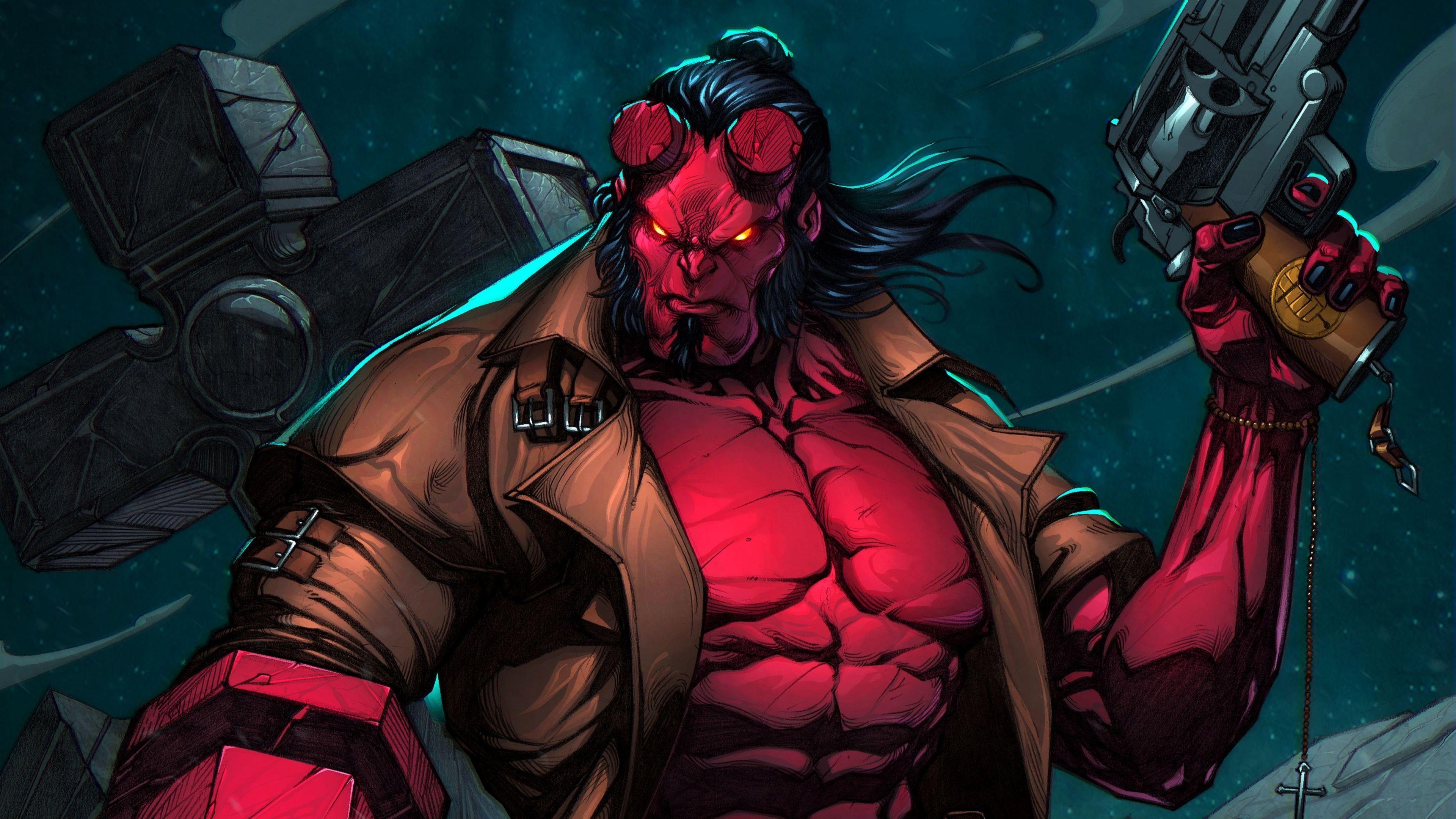 3840x2160 Hellboy 2019 4k Art New hellboy wallpaper HD 4k new, Hellboy HD, Desktop