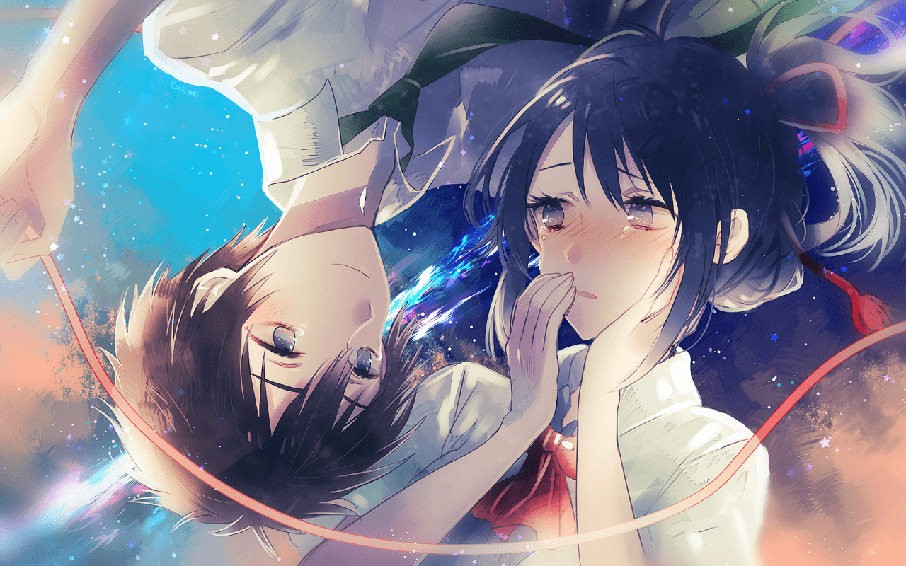 1280x800 Download  Kimi No Na Wa, Taki Tachibana, Mitsuha Miyamizu, Desktop