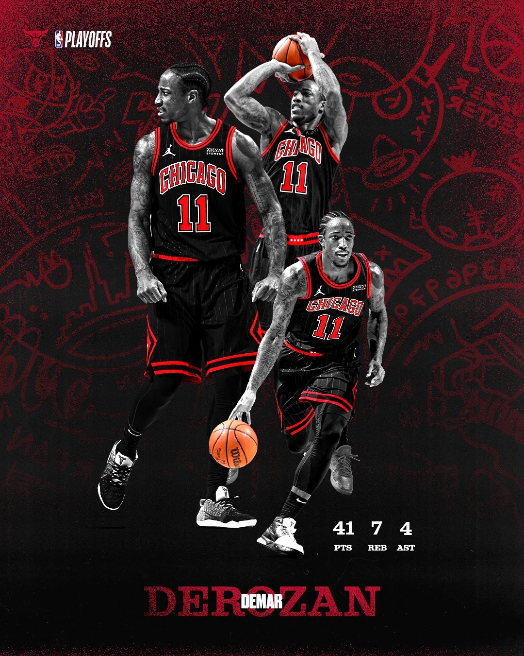 1080x1350 Chicago Bulls DeFrozen with a FORTY PIECE, Phone