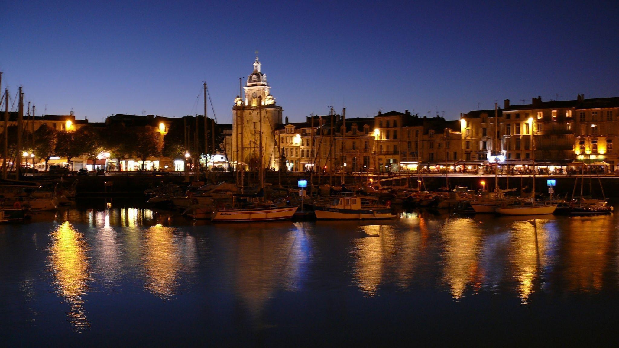 2050x1160 Night lights in Marseille, France wallpaper and image, Desktop