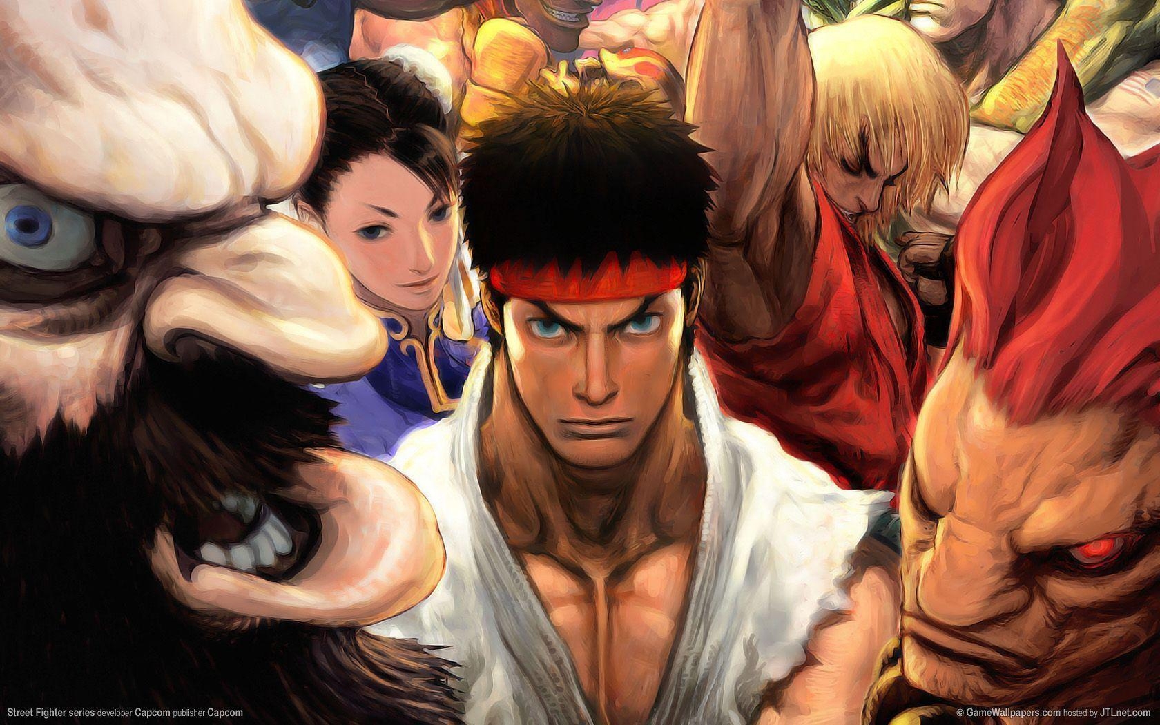 1680x1050 Street Fighter Wallpaper, Art, Painting, Desktop