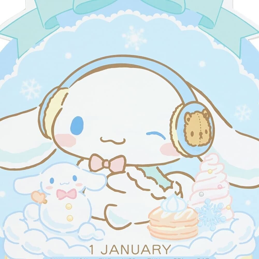 1000x1000 Cinnamoroll Big Die Cut Calendar 2023, Phone