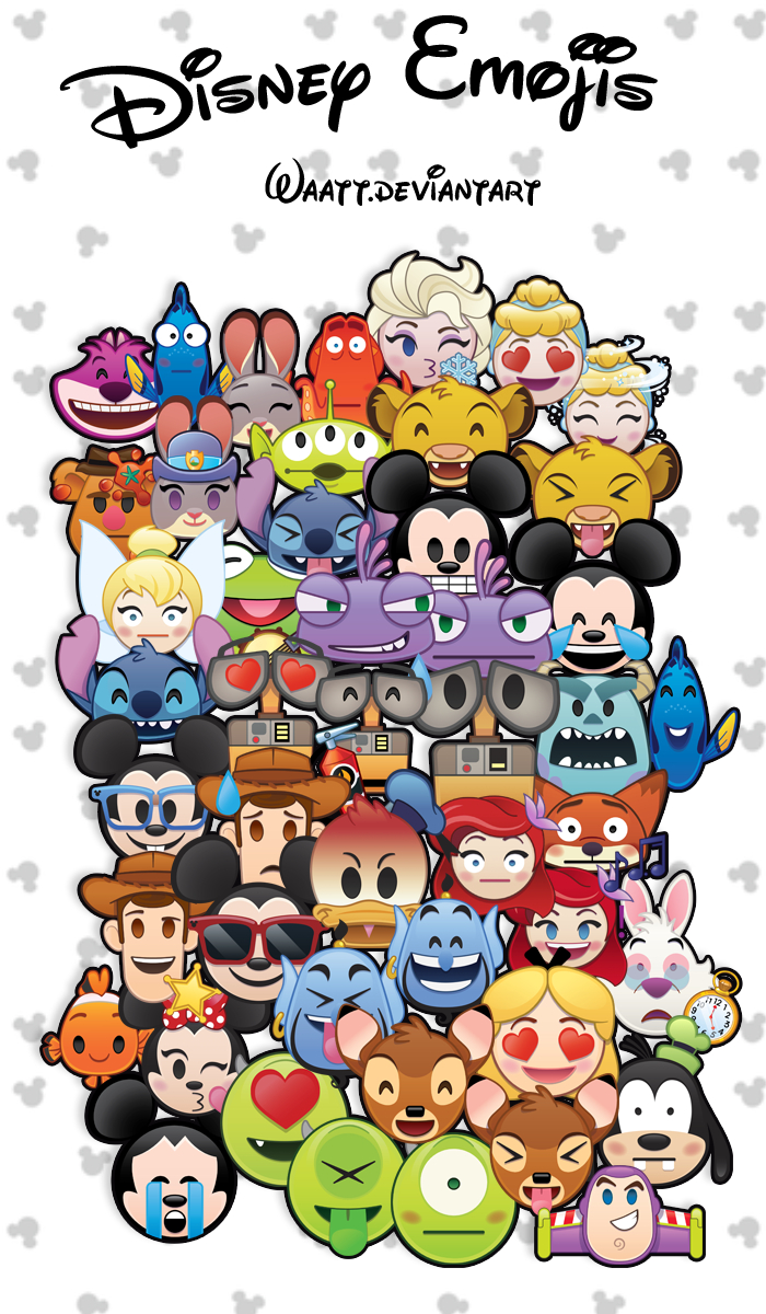 700x1200 Disney Emoji Png, Phone