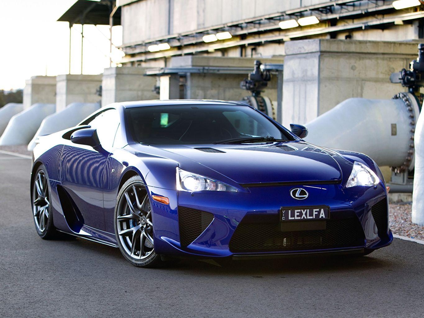 1370x1030 Wallpaper Lexus LFA AU Spec Blue Front Automobile, Desktop