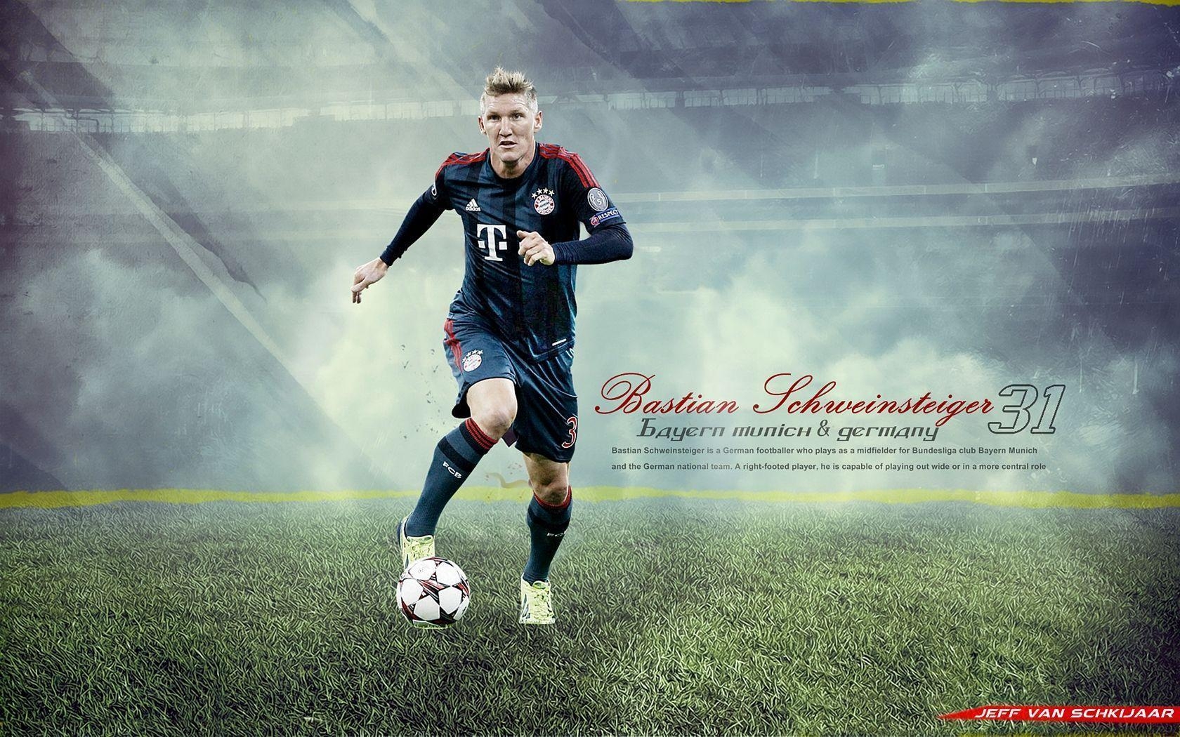 1680x1050 p. Bastian Schweinsteiger Wallpaper, Bastian Schweinsteiger, Desktop