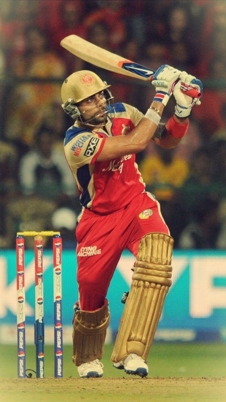 720x1280 Virat Kohli Batting In IPL 2015 Wallpaper, Phone