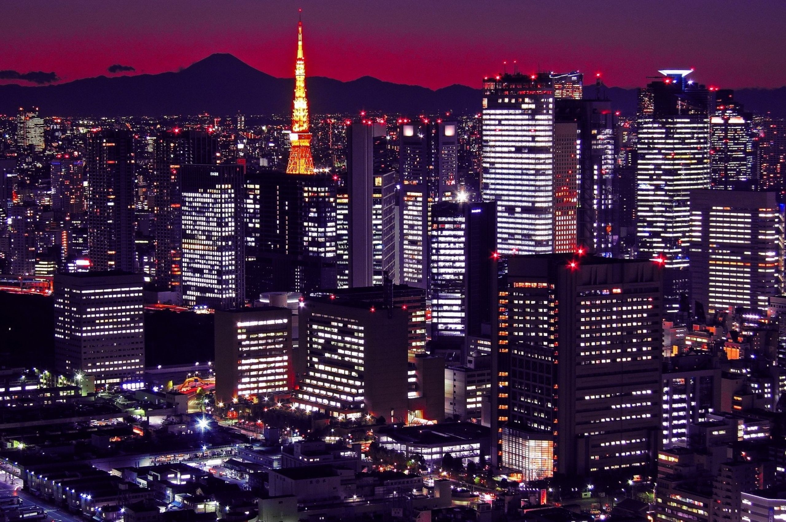 2560x1700 Free download Download Wallpaper 3840x2160 japan tokyo buildings, Desktop