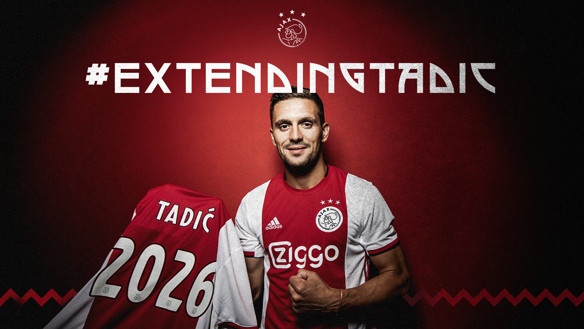 1920x1080 Ajax and Dusan Tadic extend contract, Desktop