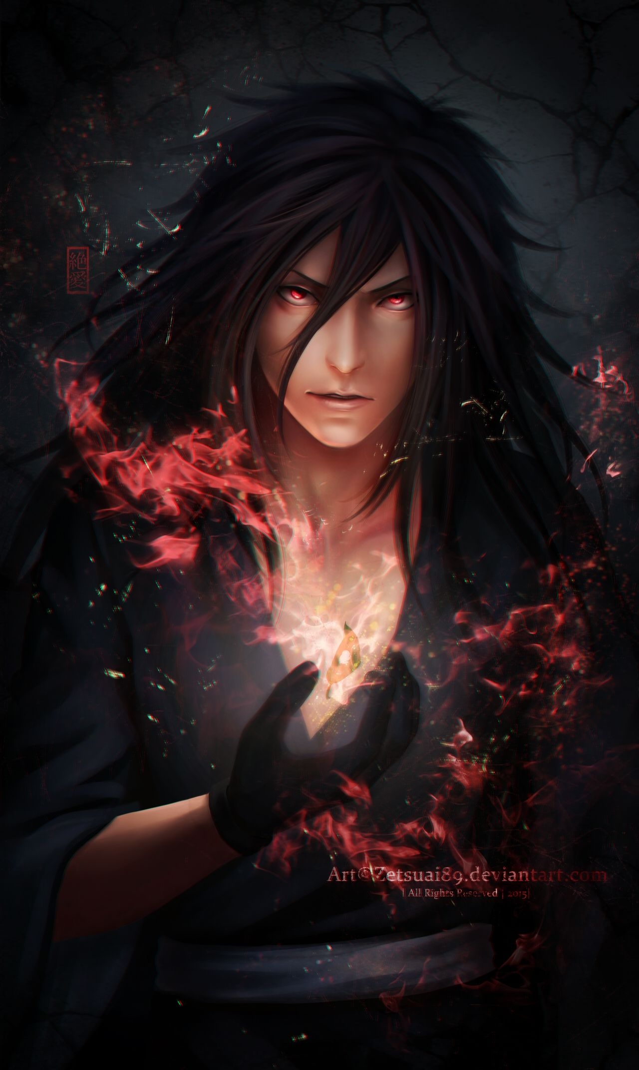 1280x2150 Uchiha Madara Anime Image Board, Phone