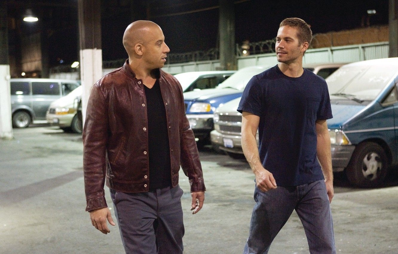 1340x850 Wallpaper machine, garage, Parking, VIN Diesel, Paul Walker, Vin, Desktop