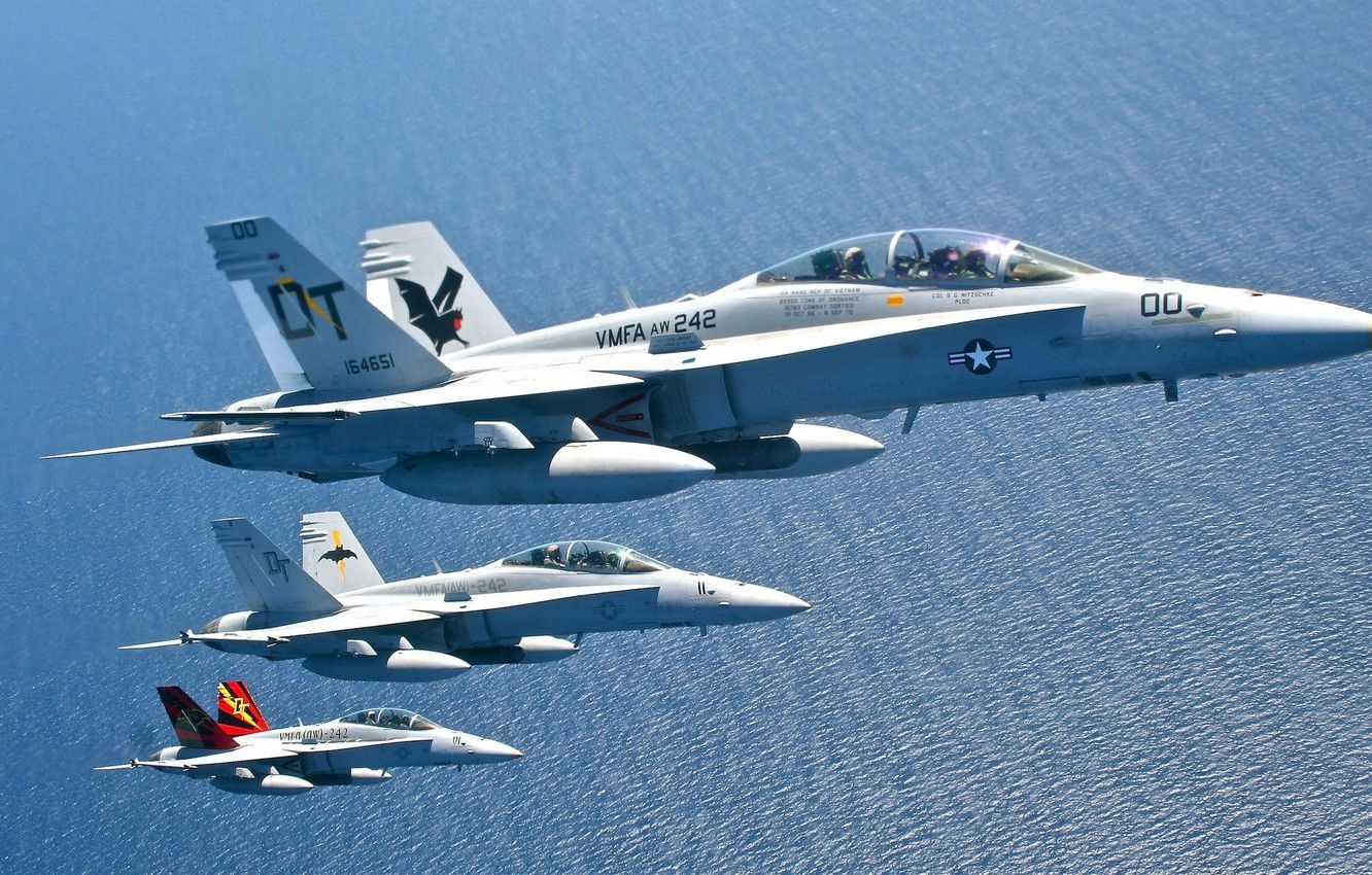 1340x850 Photo Wallpaper Flight, Fighters, Super Hornet, F- Super, Desktop