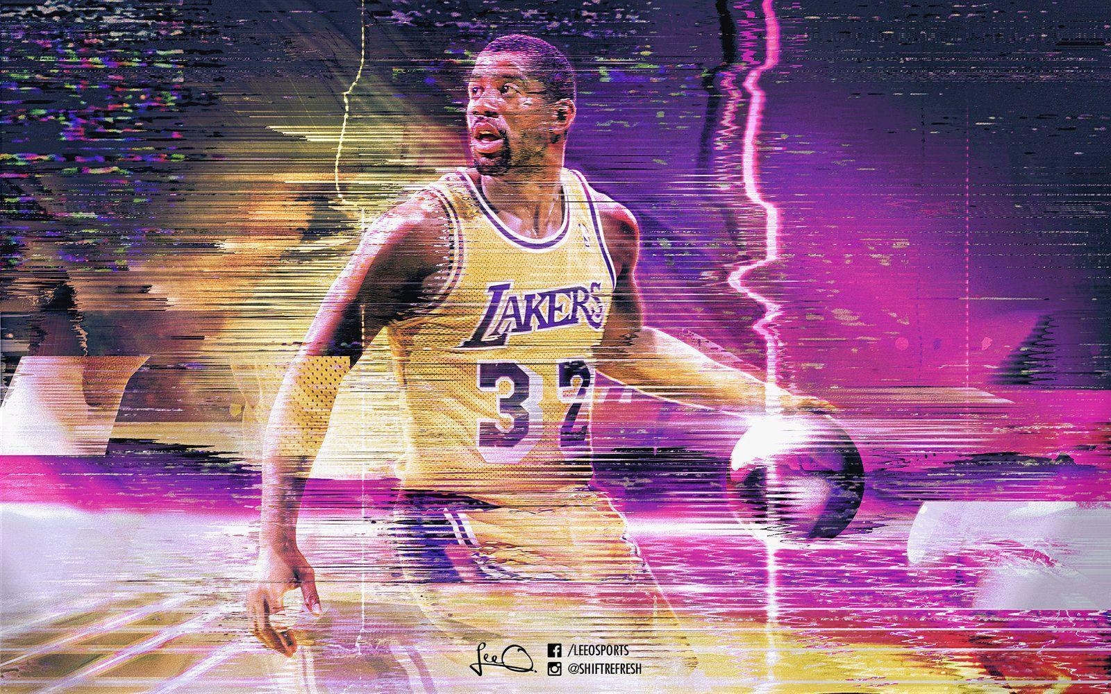 1600x1000 Magic Johnson Retro NBA Wallpaper, Desktop