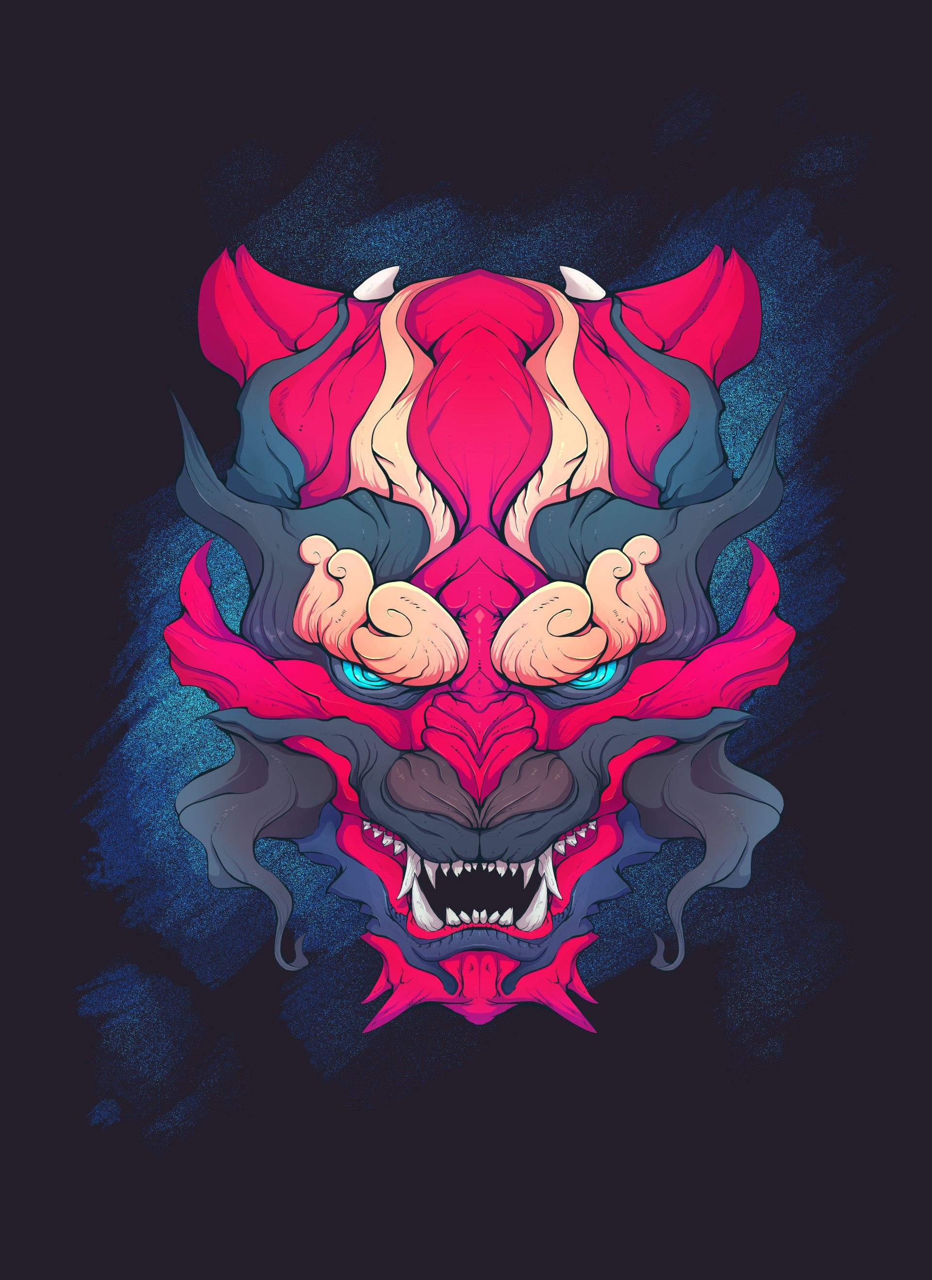 1920x2640 Oni Wallpaper, Phone