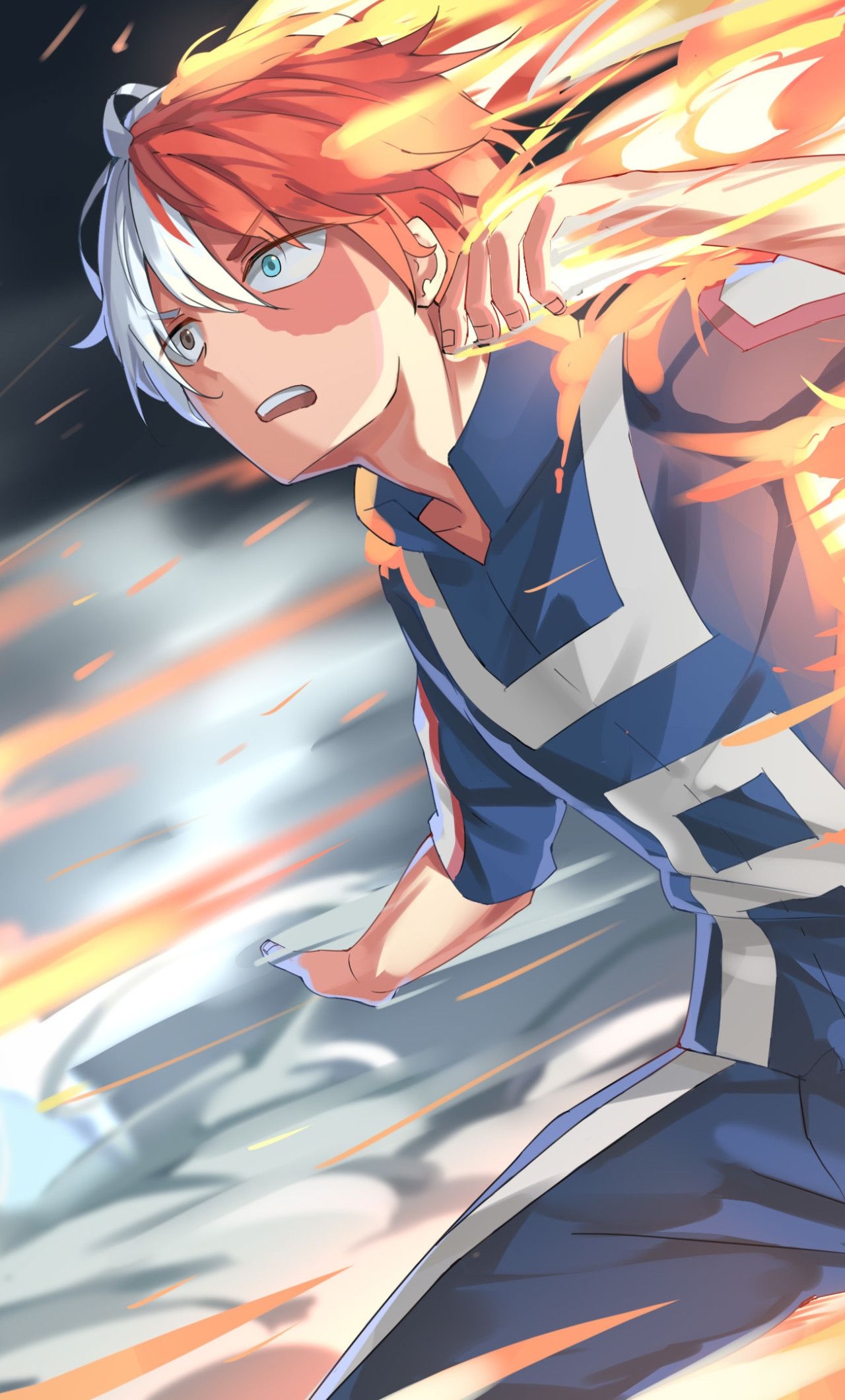 1280x2120 Shouto Todoroki My Hero Academia 4k iPhone HD 4k, Phone